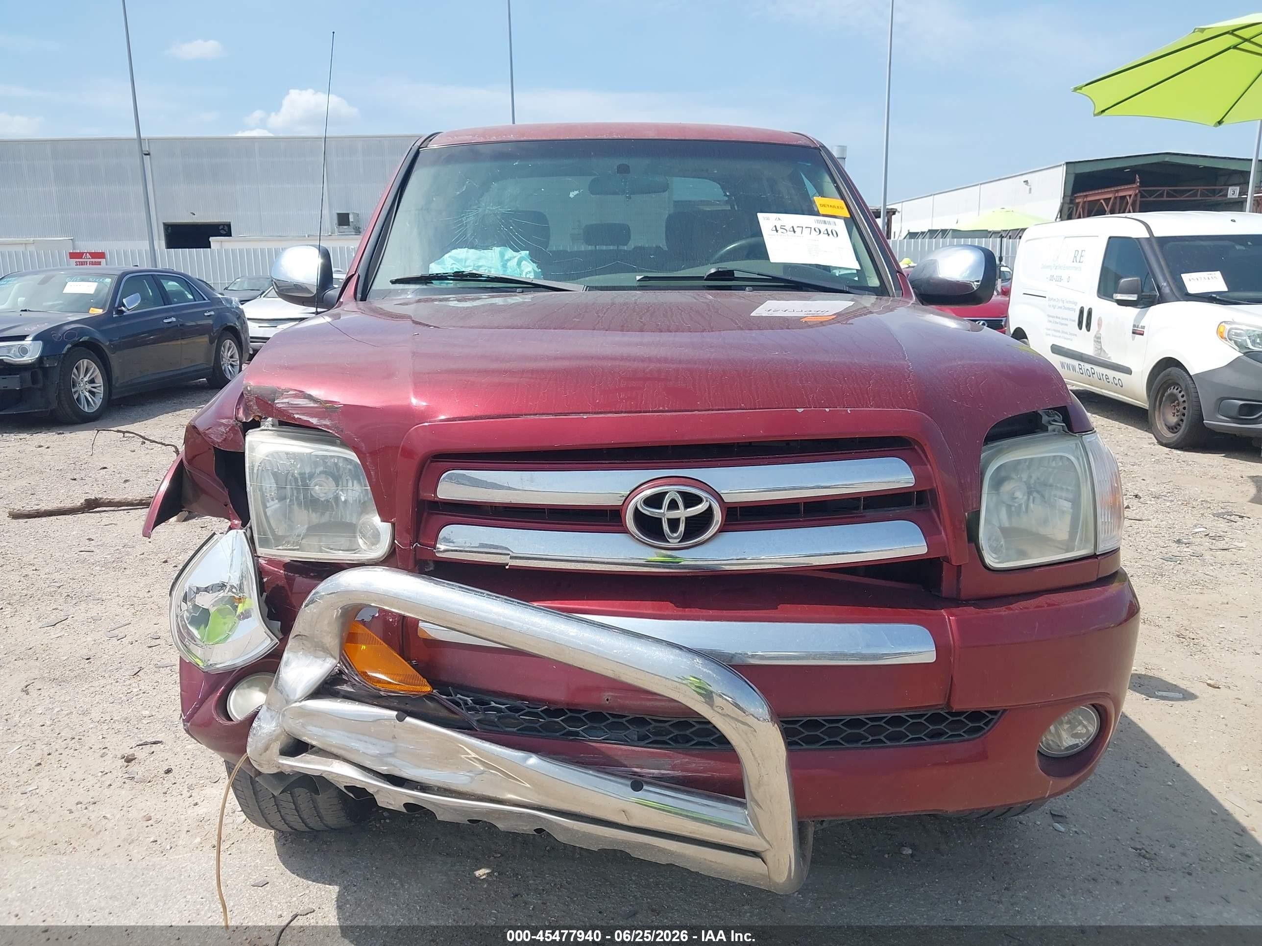 2005 Toyota Tundra Sr5 V8 Красный vin: 5TBET34125S492772
