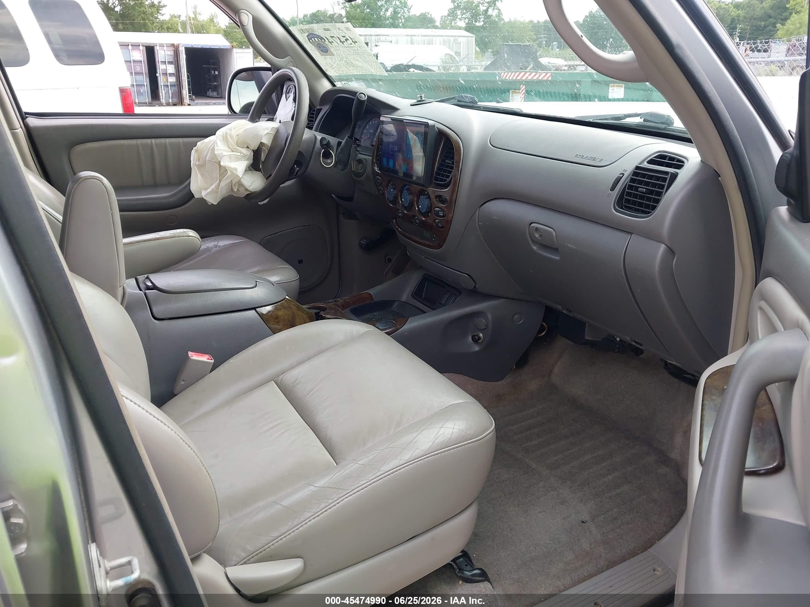 2006 Toyota Tundra Sr5 V8 Gray vin: 5TBET34126S536545