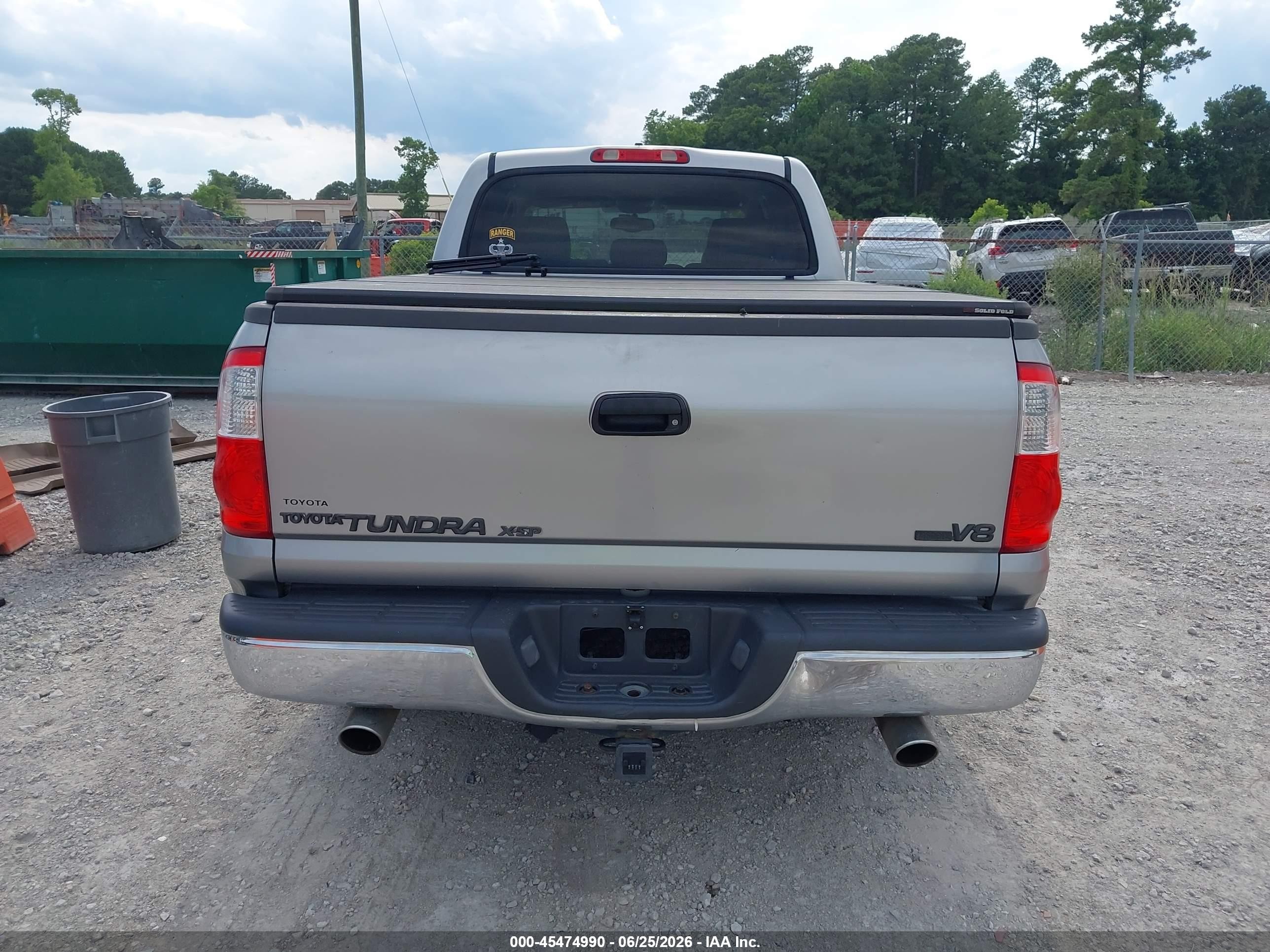 2006 Toyota Tundra Sr5 V8 Gray vin: 5TBET34126S536545