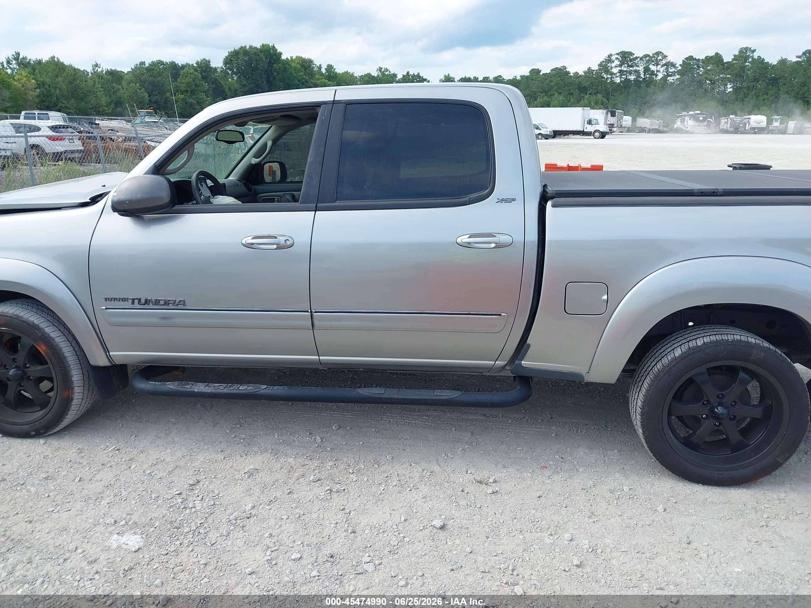 2006 Toyota Tundra Sr5 V8 Gray vin: 5TBET34126S536545