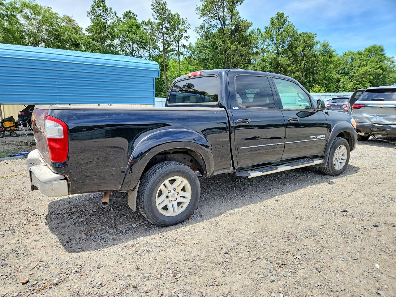 2006 Toyota Tundra Double Cab Sr5 Gray vin: 5TBET34136S502159