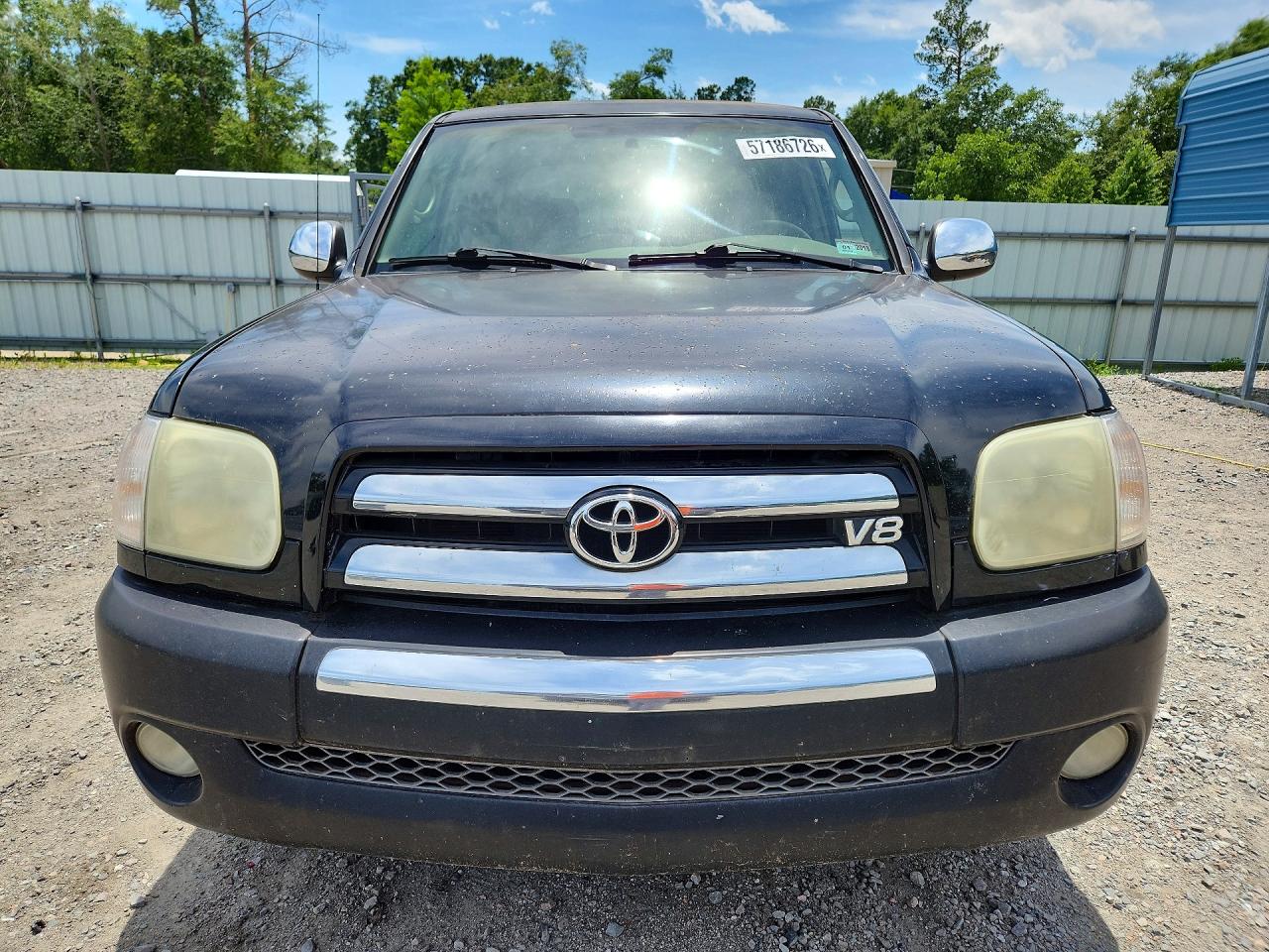 2006 Toyota Tundra Double Cab Sr5 Gray vin: 5TBET34136S502159