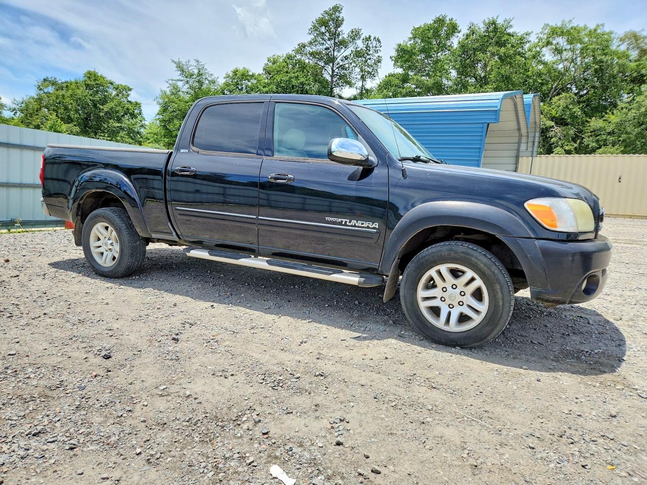 2006 Toyota Tundra Double Cab Sr5 Gray vin: 5TBET34136S502159