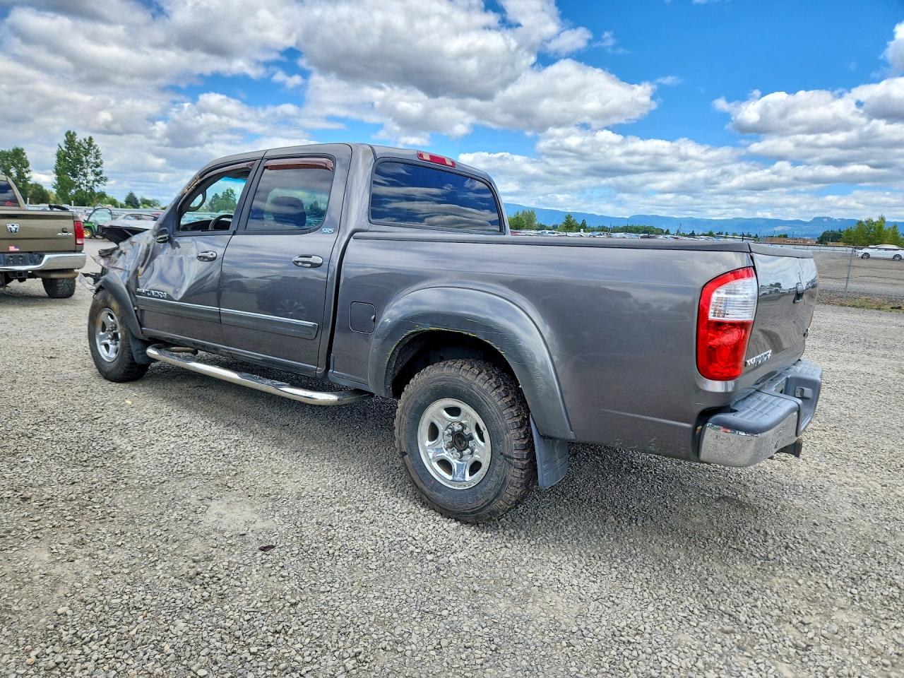 2006 Toyota Tundra Double Cab Sr5 Gray vin: 5TBET34136S527501
