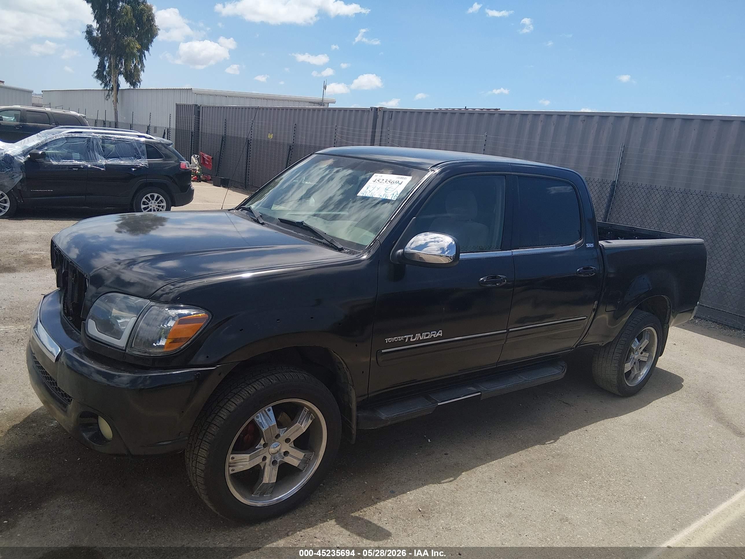 2006 Toyota Tundra Sr5 V8 Черный vin: 5TBET34136S537428