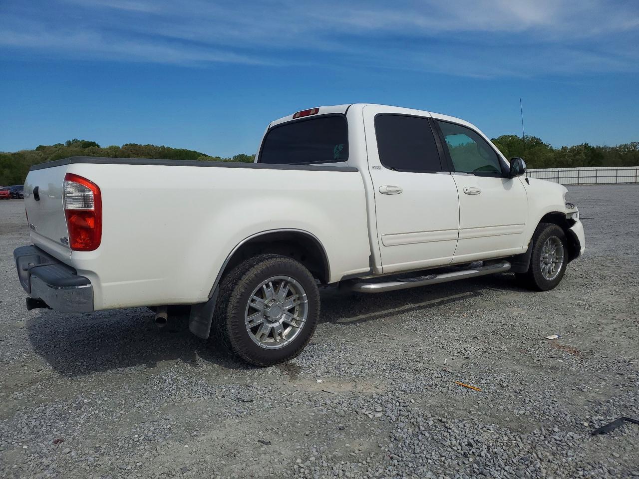 2006 Toyota Tundra Sr5 White vin: 5TBET34136S537736