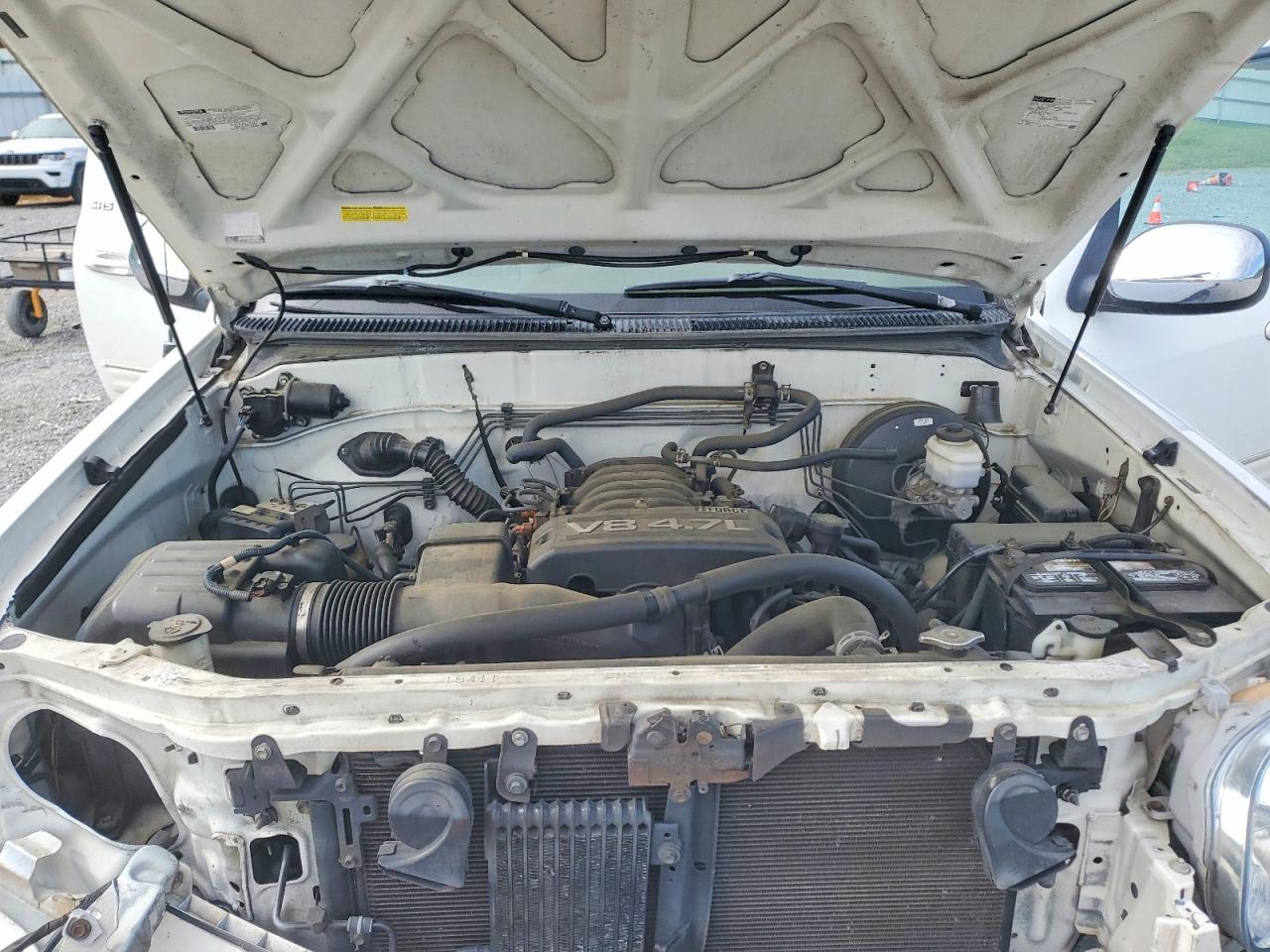 2006 Toyota Tundra Sr5 White vin: 5TBET34136S537736