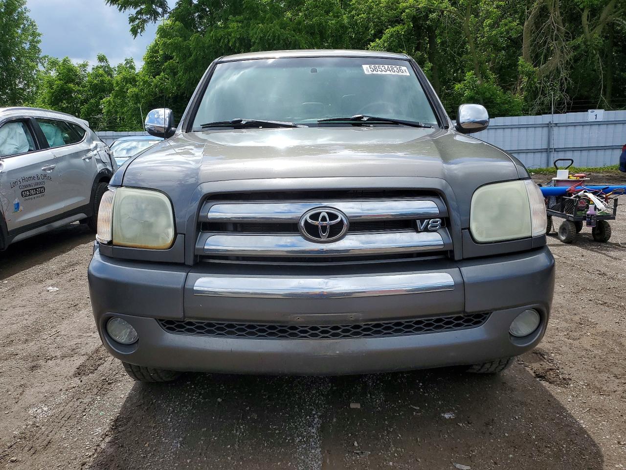 2006 Toyota Tundra Double Cab Sr5 Gray vin: 5TBET34136S543343