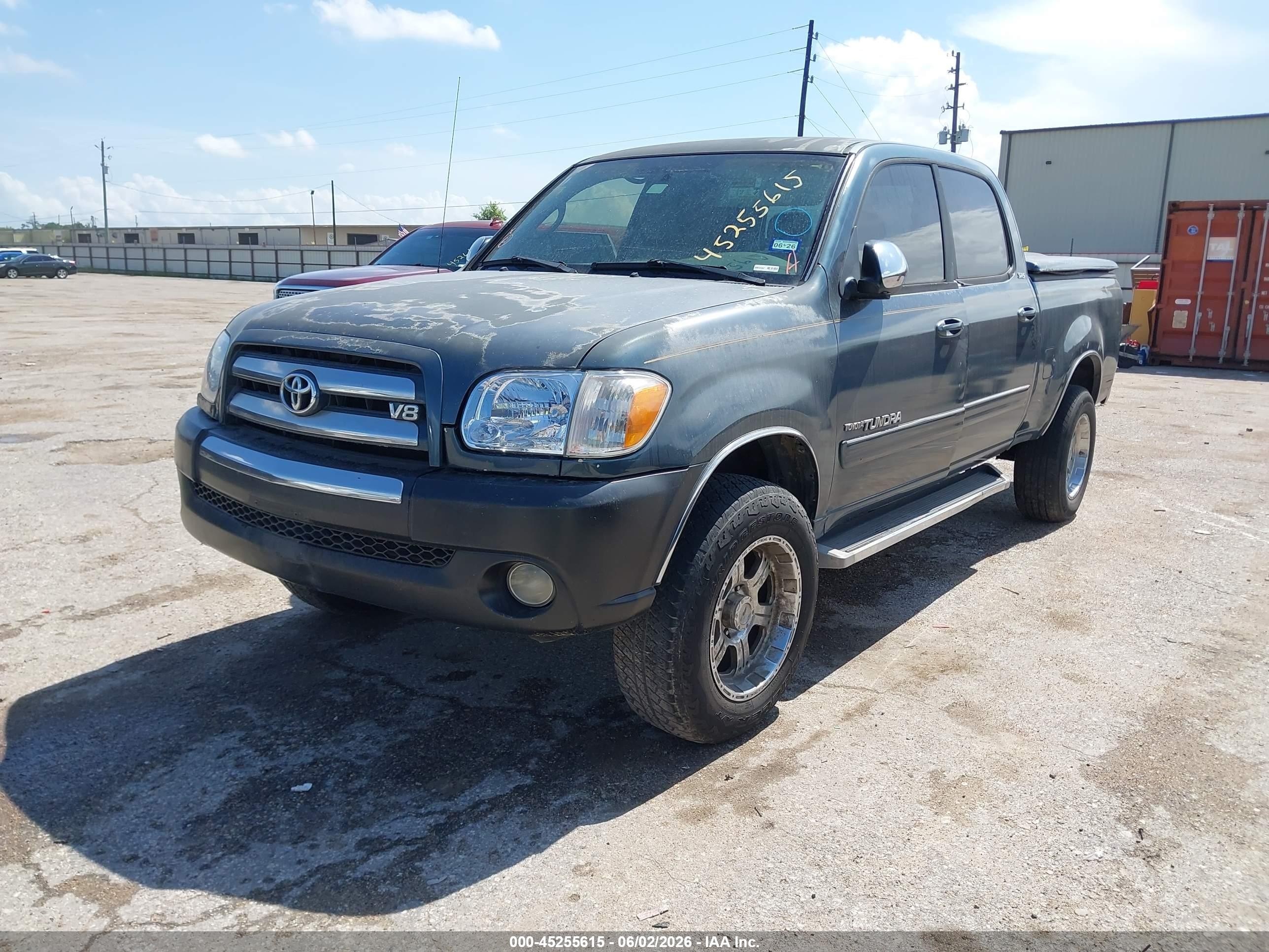 2006 Toyota Tundra Sr5 V8 Бирюзовый vin: 5TBET34136S547134