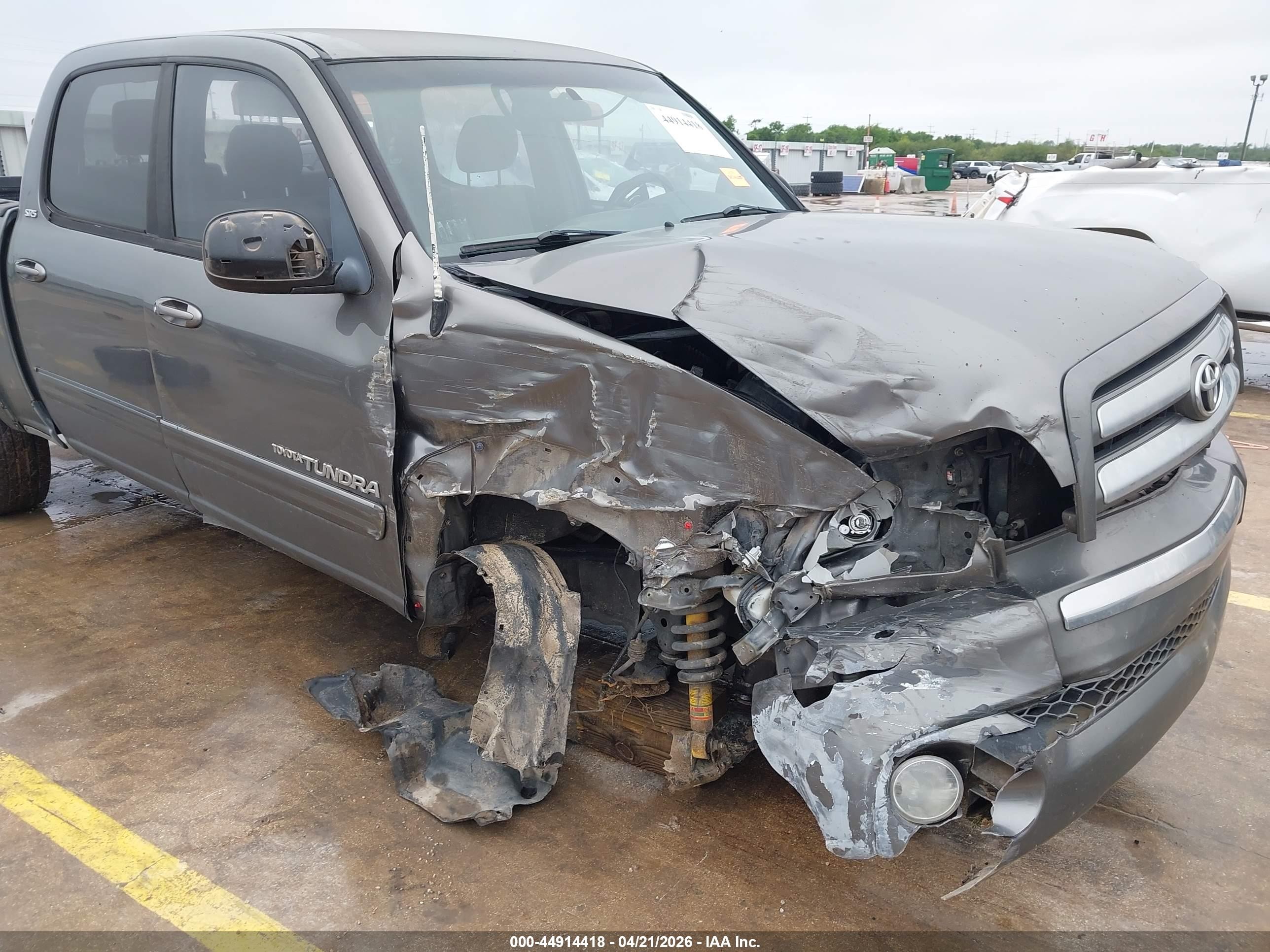 2006 Toyota Tundra Sr5 V8 Gray vin: 5TBET34136S552155