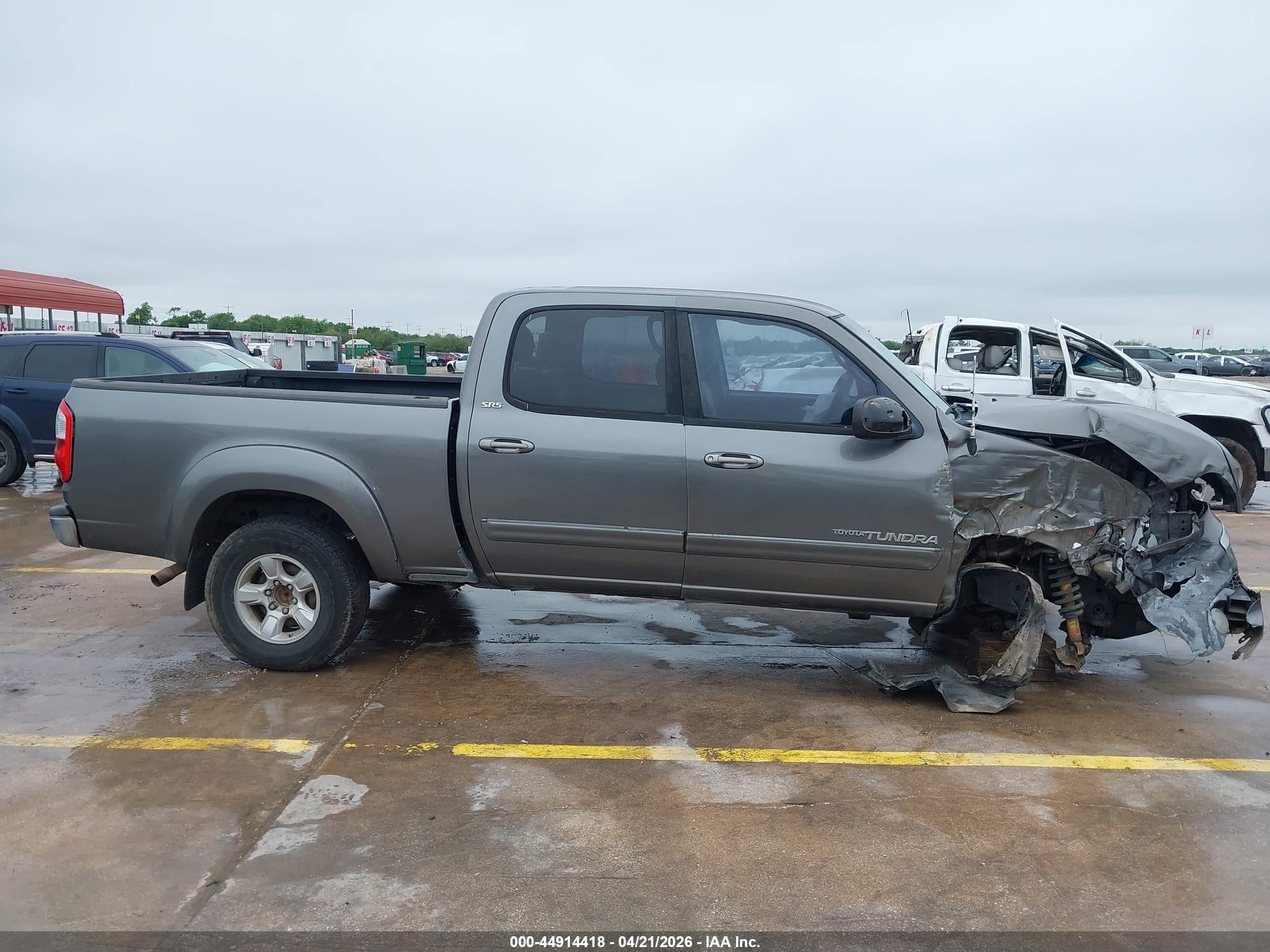 2006 Toyota Tundra Sr5 V8 Gray vin: 5TBET34136S552155