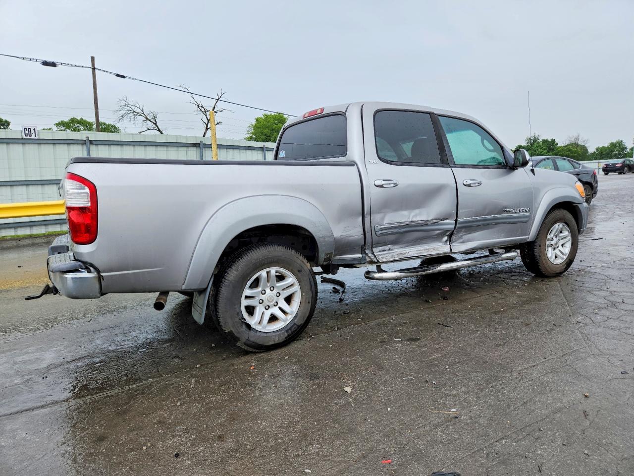 2006 Toyota Tundra Double Cab Sr5 Silver vin: 5TBET34136S552897