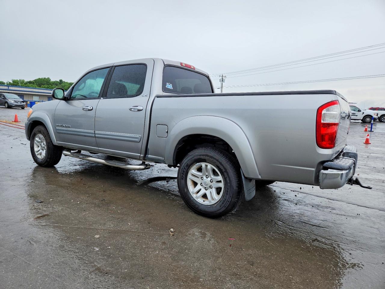2006 Toyota Tundra Double Cab Sr5 Silver vin: 5TBET34136S552897