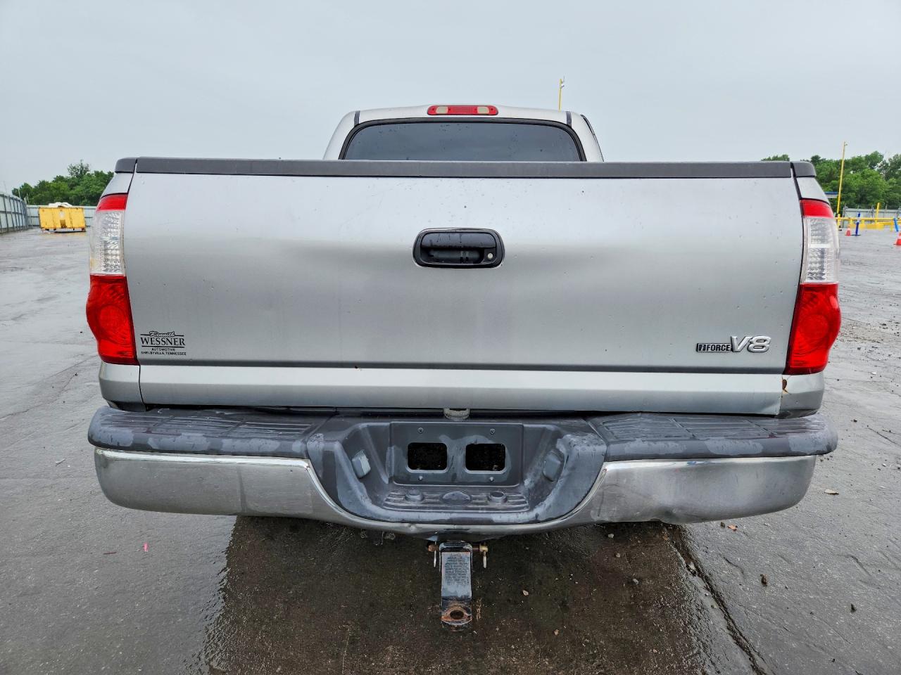 2006 Toyota Tundra Double Cab Sr5 Silver vin: 5TBET34136S552897