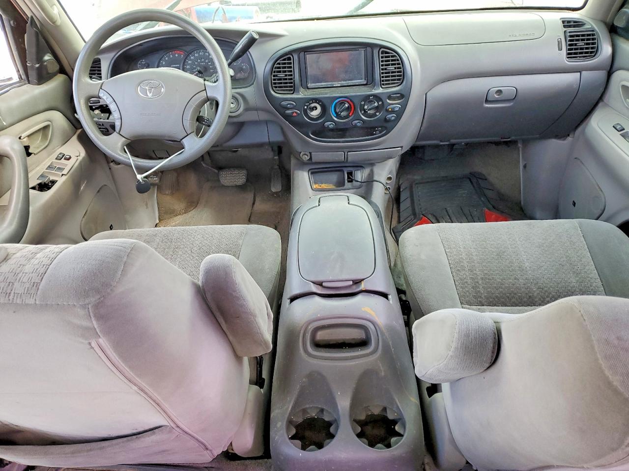 2005 Toyota Tundra Double Cab Sr5 Burgundy vin: 5TBET34145S480896