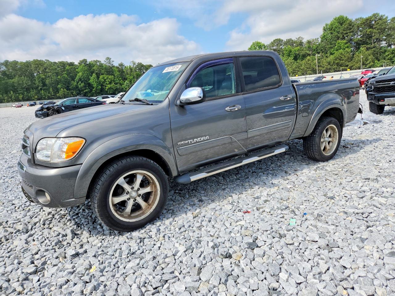 2006 Toyota Tundra Double Cab Sr5 Gray vin: 5TBET34146S561544