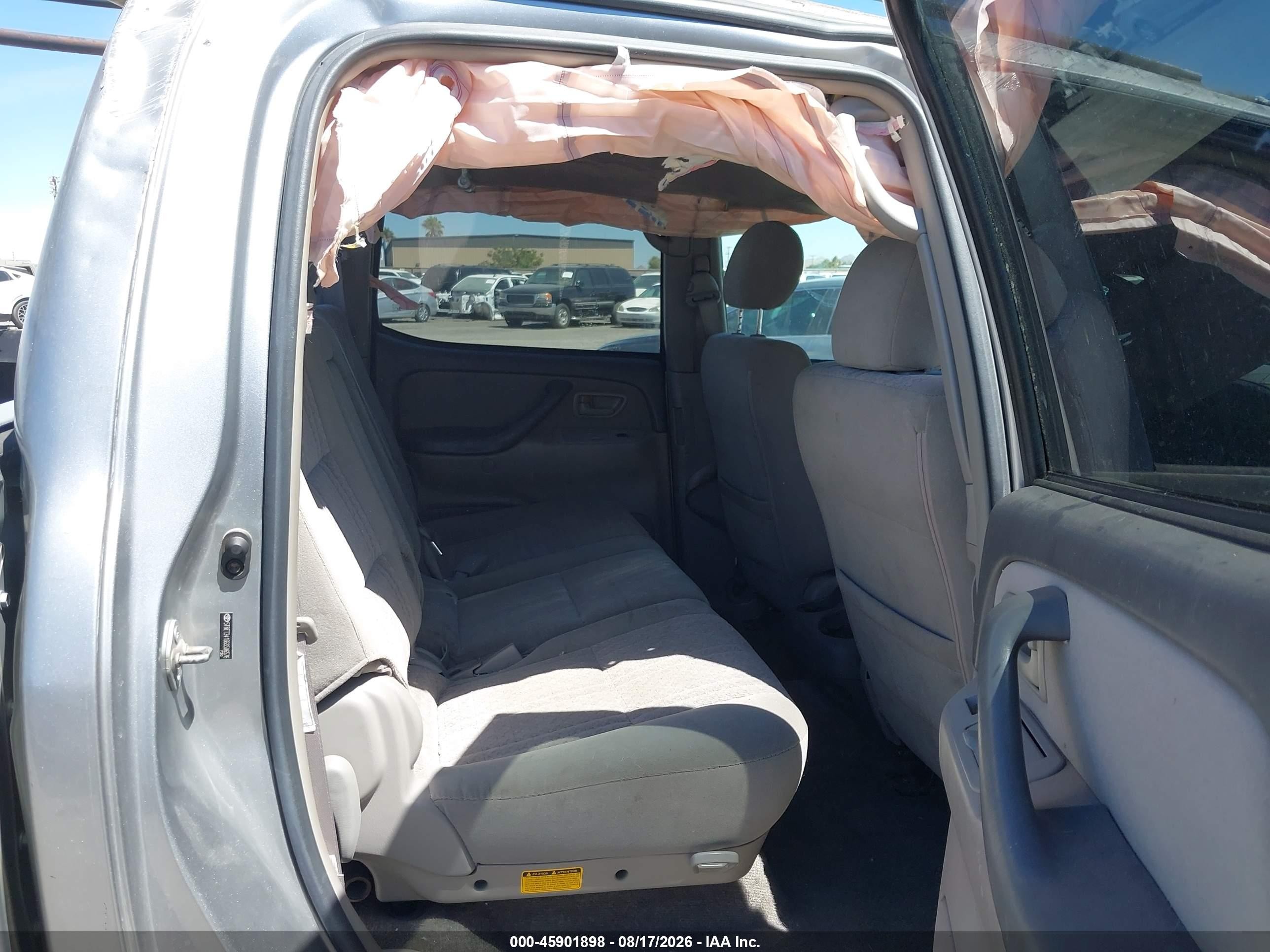 2006 Toyota Tundra Sr5 V8 Silver vin: 5TBET34166S506576