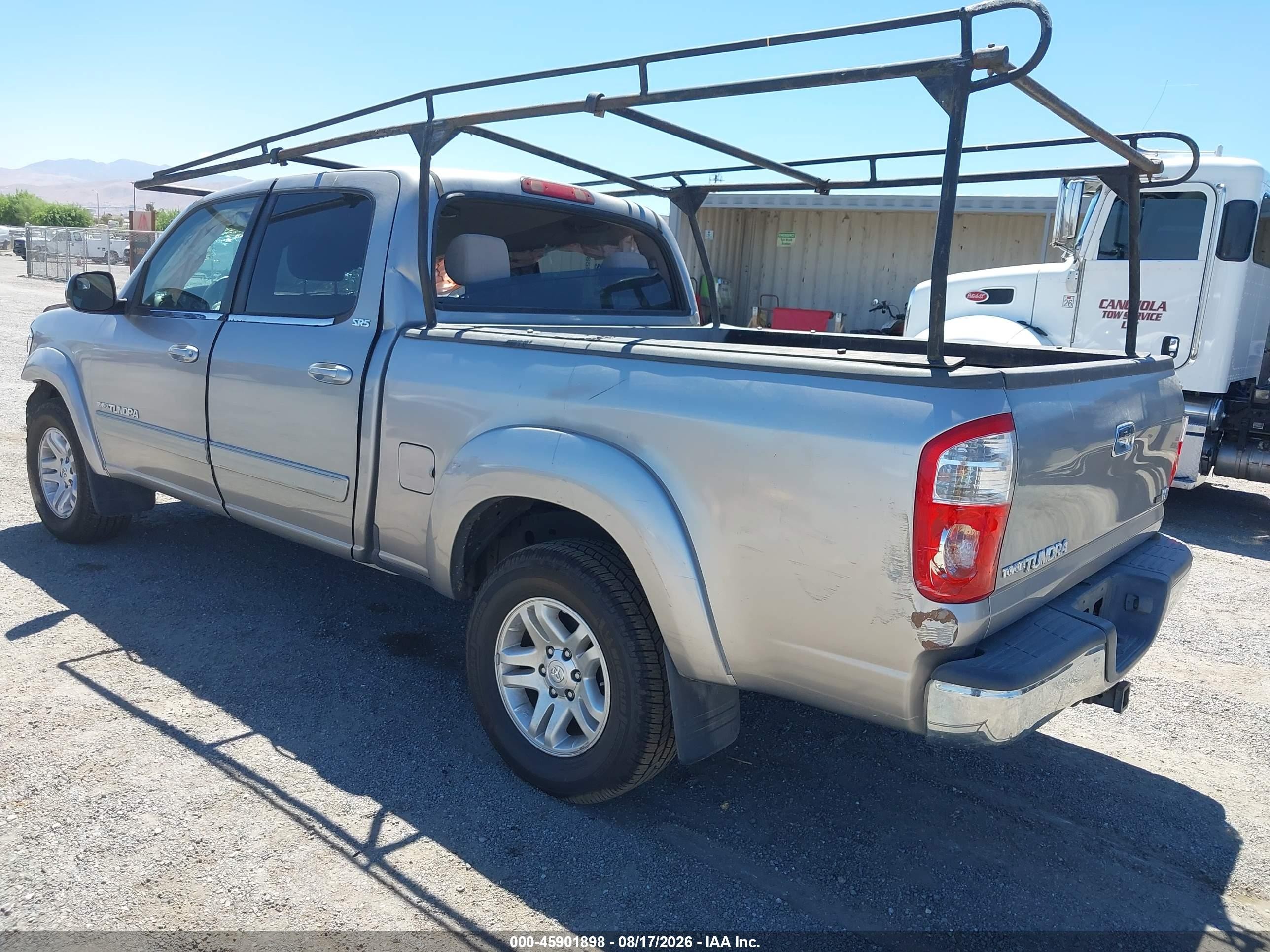 2006 Toyota Tundra Sr5 V8 Silver vin: 5TBET34166S506576