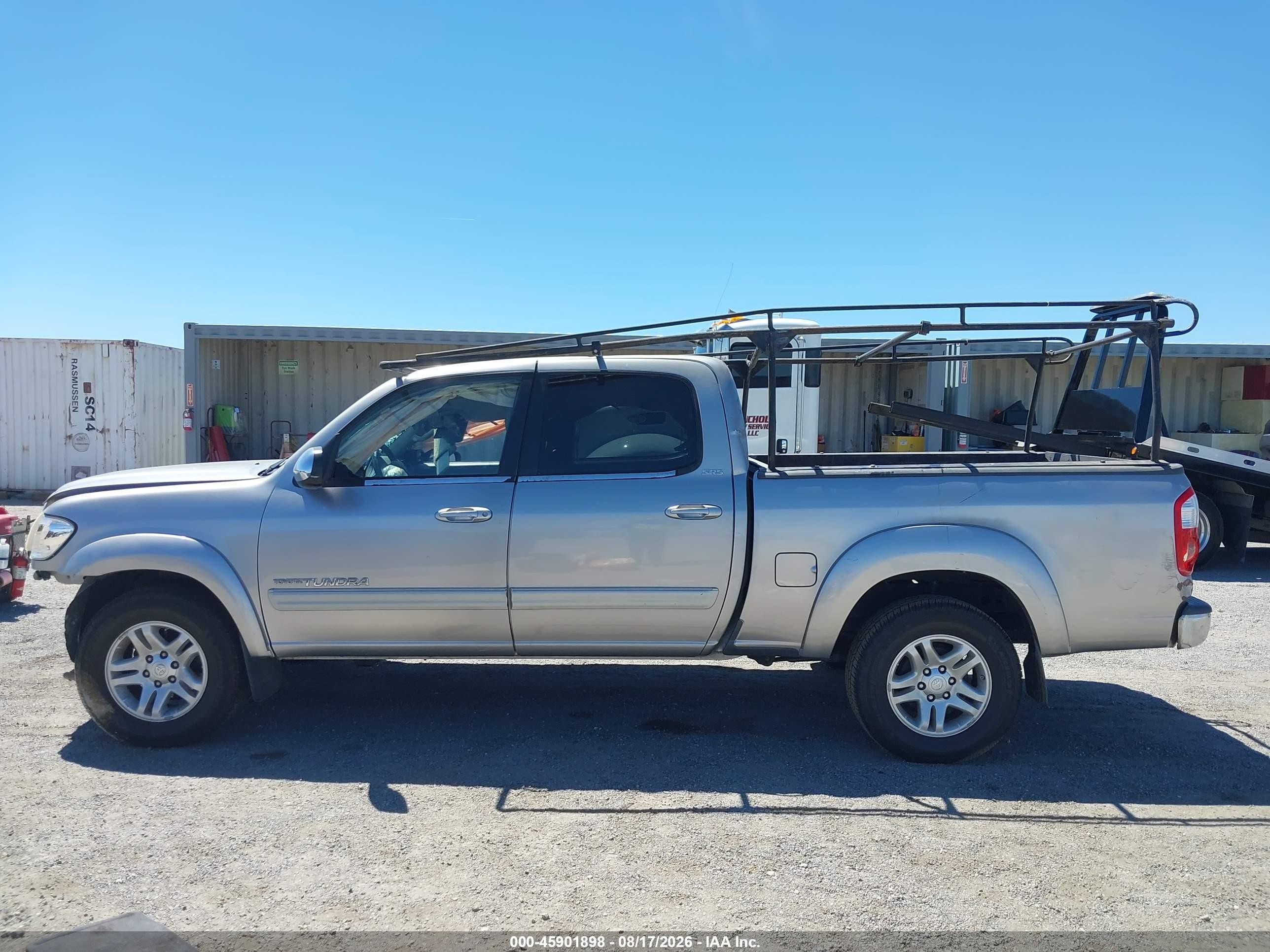 2006 Toyota Tundra Sr5 V8 Silver vin: 5TBET34166S506576