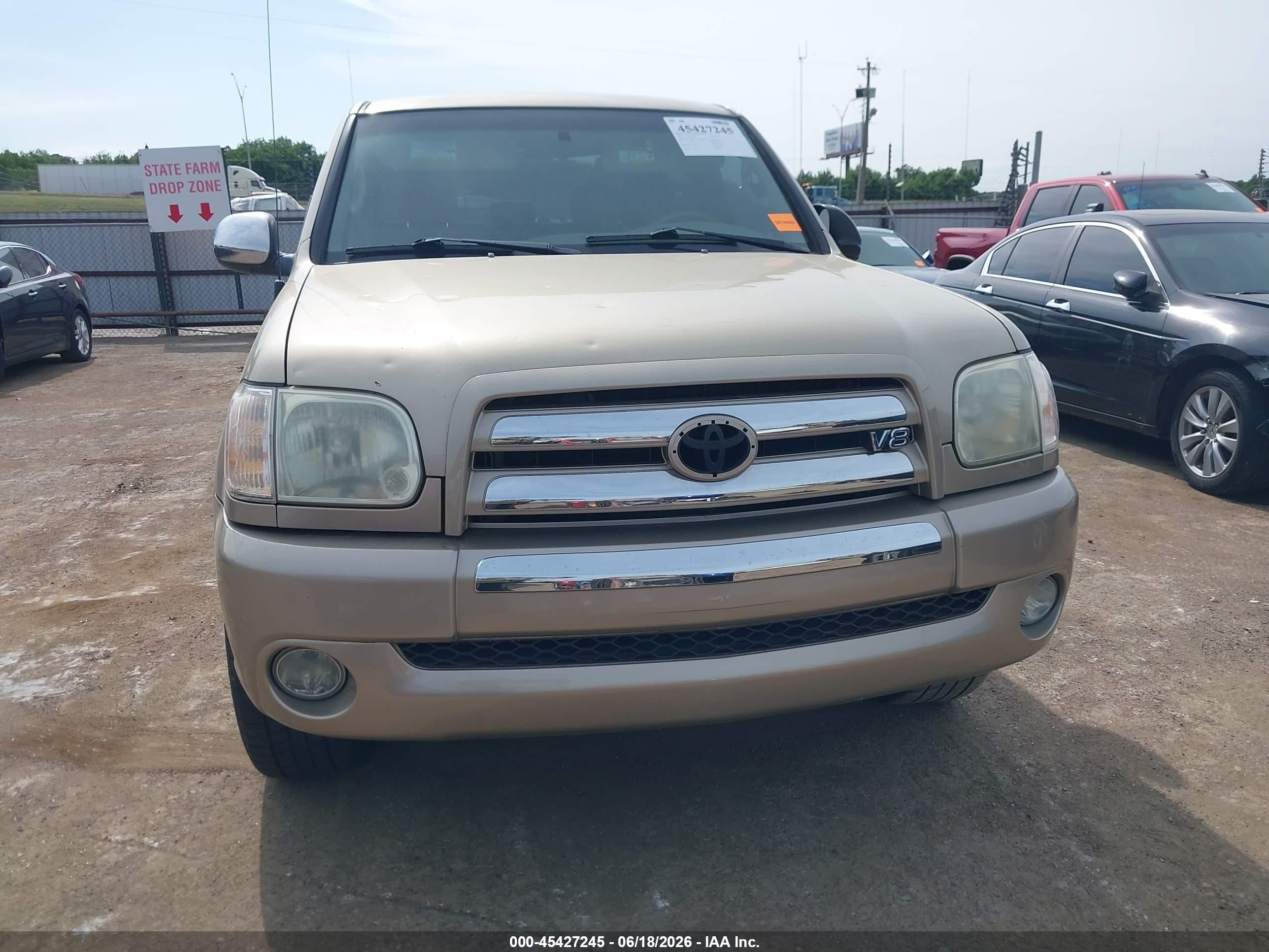 2006 Toyota Tundra Sr5 V8 Tan vin: 5TBET34166S525547