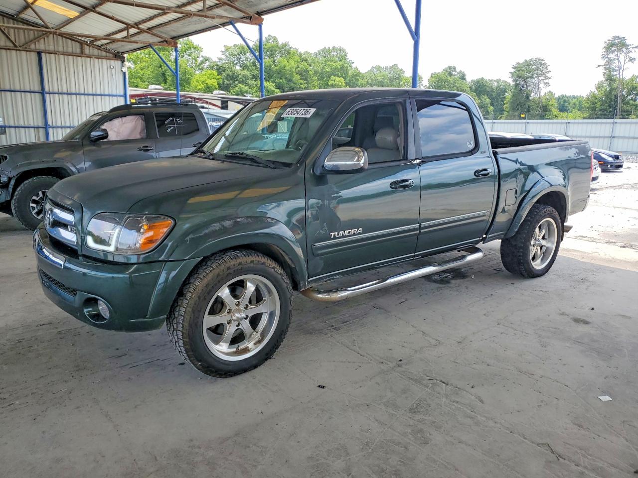 2006 Toyota Tundra Double Cab Sr5 Зеленый vin: 5TBET34166S526780