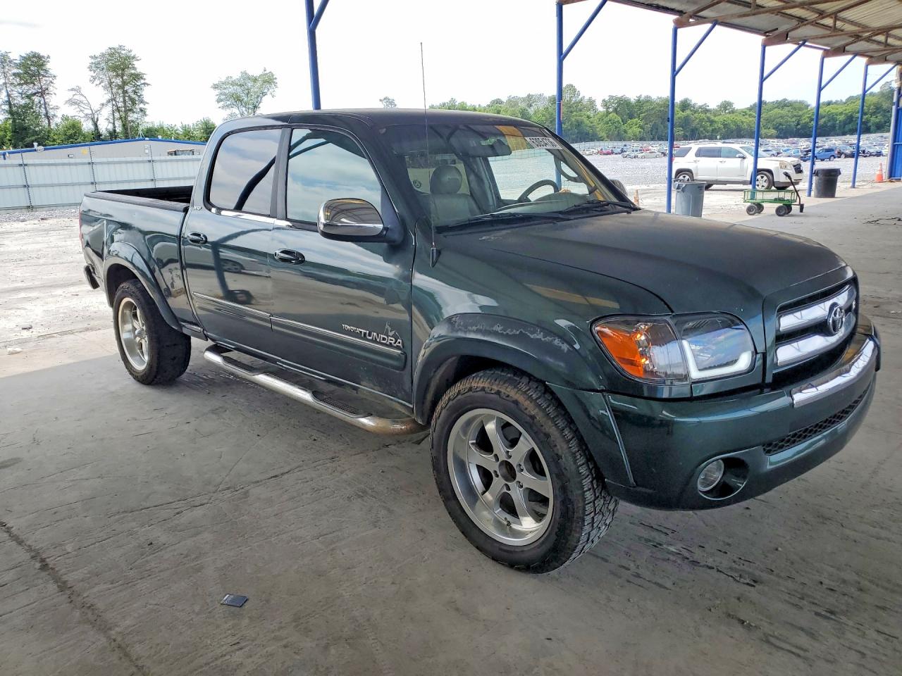 2006 Toyota Tundra Double Cab Sr5 Green vin: 5TBET34166S526780