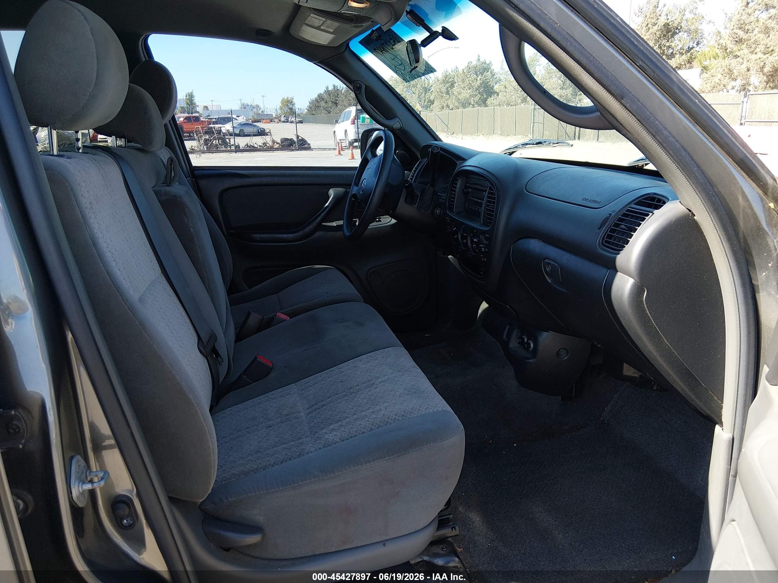 2006 Toyota Tundra Sr5 V8 Gray vin: 5TBET34166S547838