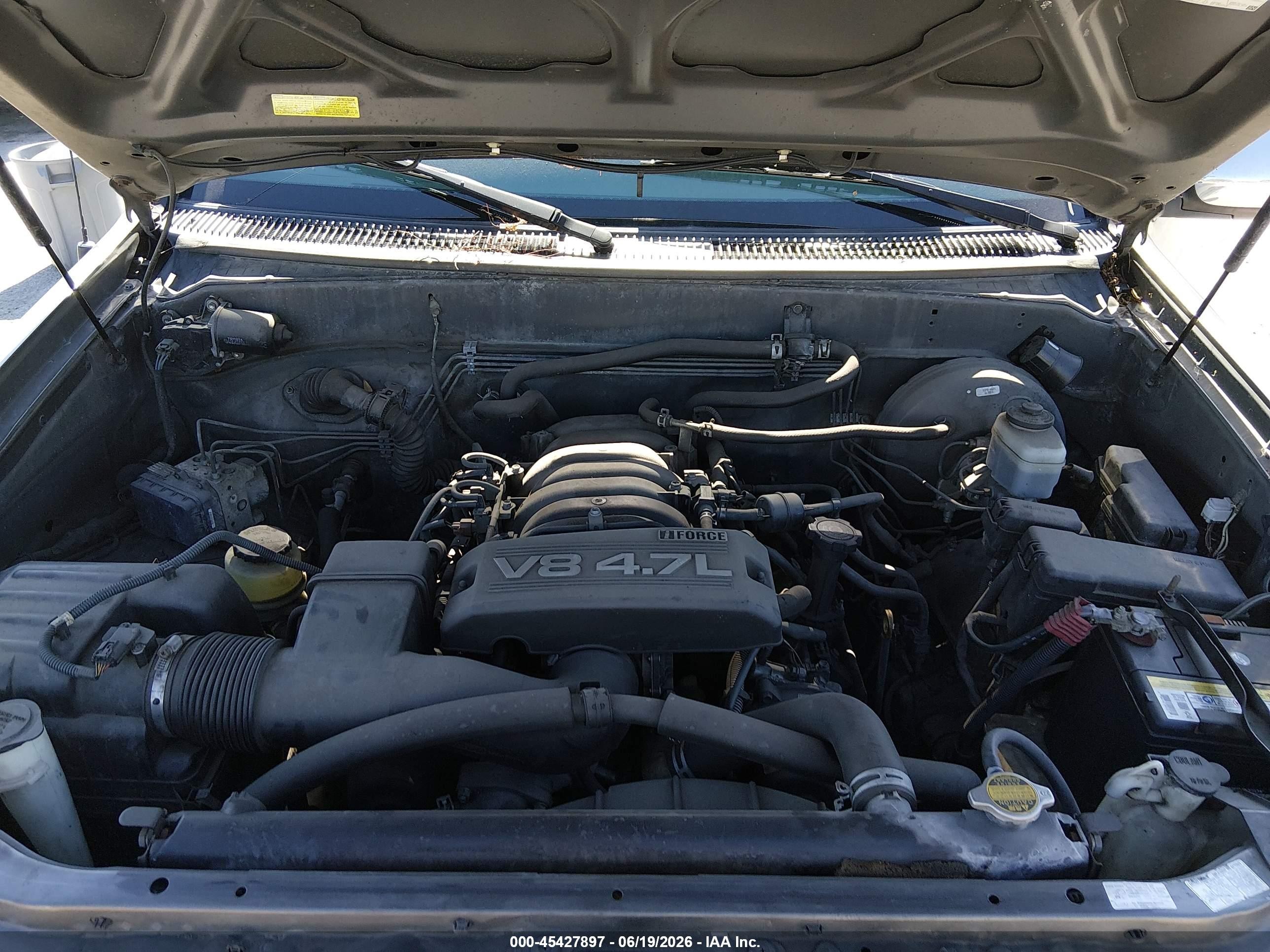 2006 Toyota Tundra Sr5 V8 Gray vin: 5TBET34166S547838