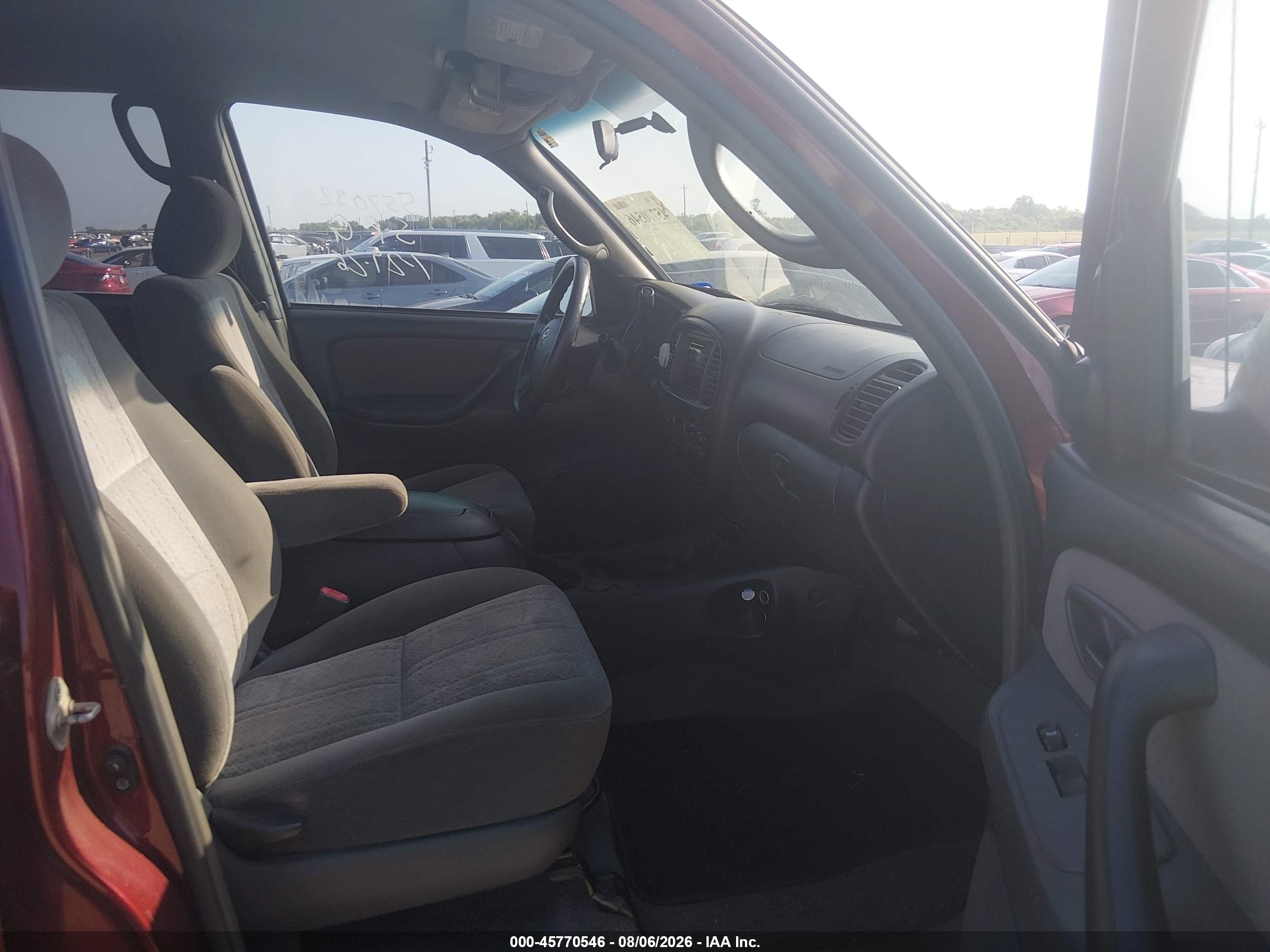 2006 Toyota Tundra Sr5 V8 Maroon vin: 5TBET34166S560458