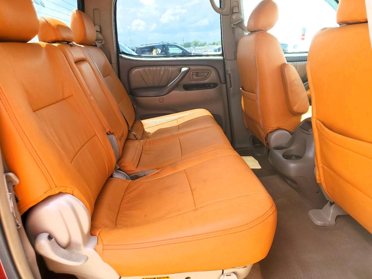 2005 Toyota Tundra Double Cab Sr5 Red vin: 5TBET34175S482285