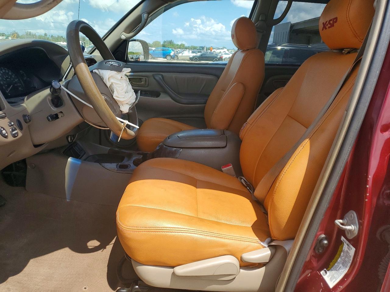 2005 Toyota Tundra Double Cab Sr5 Red vin: 5TBET34175S482285