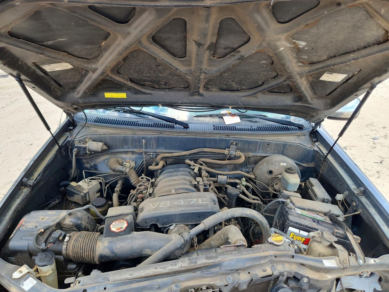 2005 Toyota Tundra Double Cab Sr5 Серый vin: 5TBET34185S491402