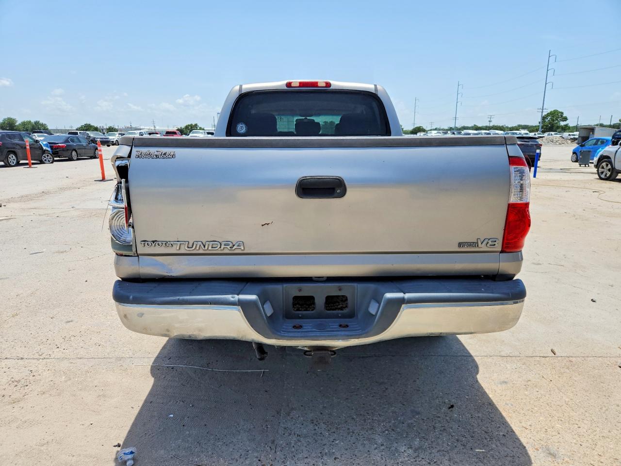 2006 Toyota Tundra Double Cab Sr5 Silver vin: 5TBET34186S510273