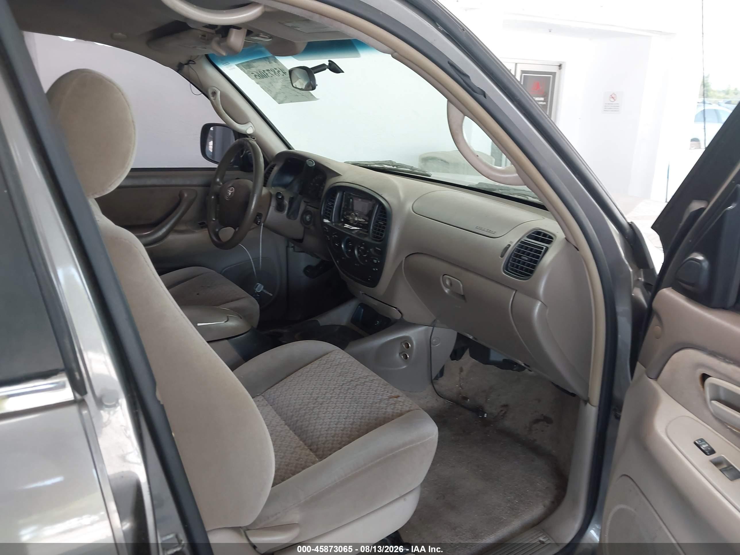 2006 Toyota Tundra Sr5 V8 Gray vin: 5TBET34186S512346