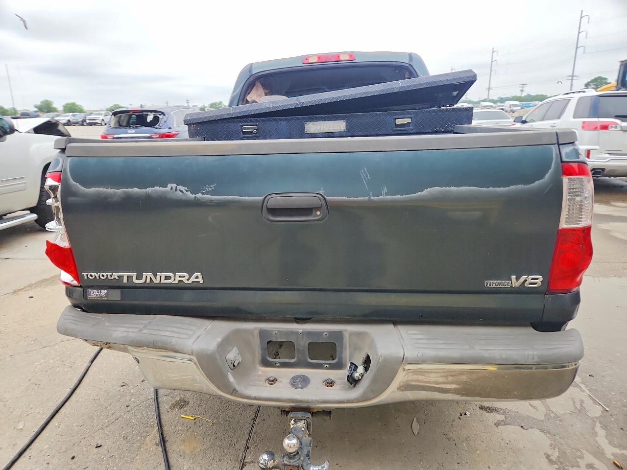 2006 Toyota Tundra Double Cab Sr5 Green vin: 5TBET34196S506488