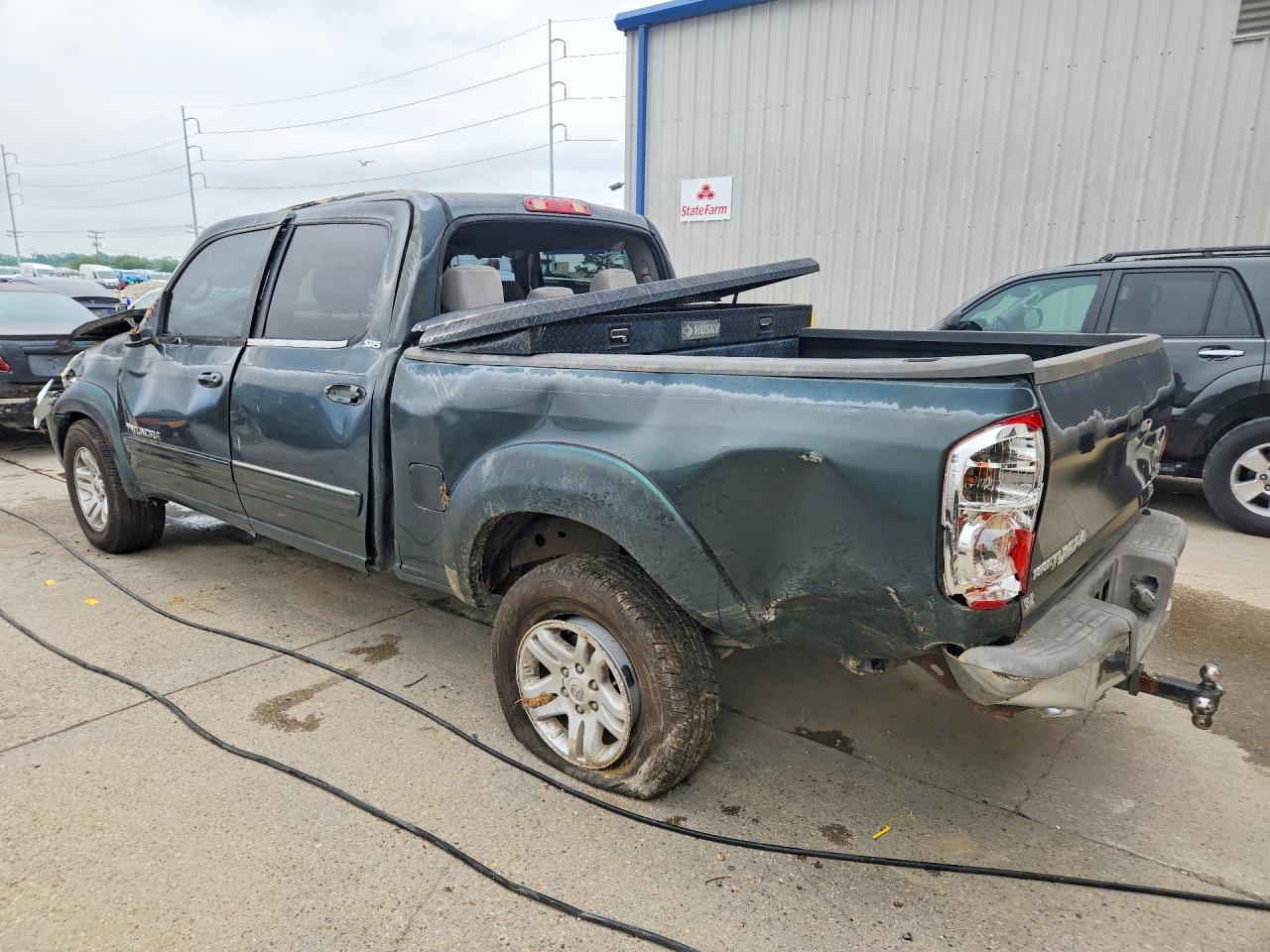2006 Toyota Tundra Double Cab Sr5 Green vin: 5TBET34196S506488