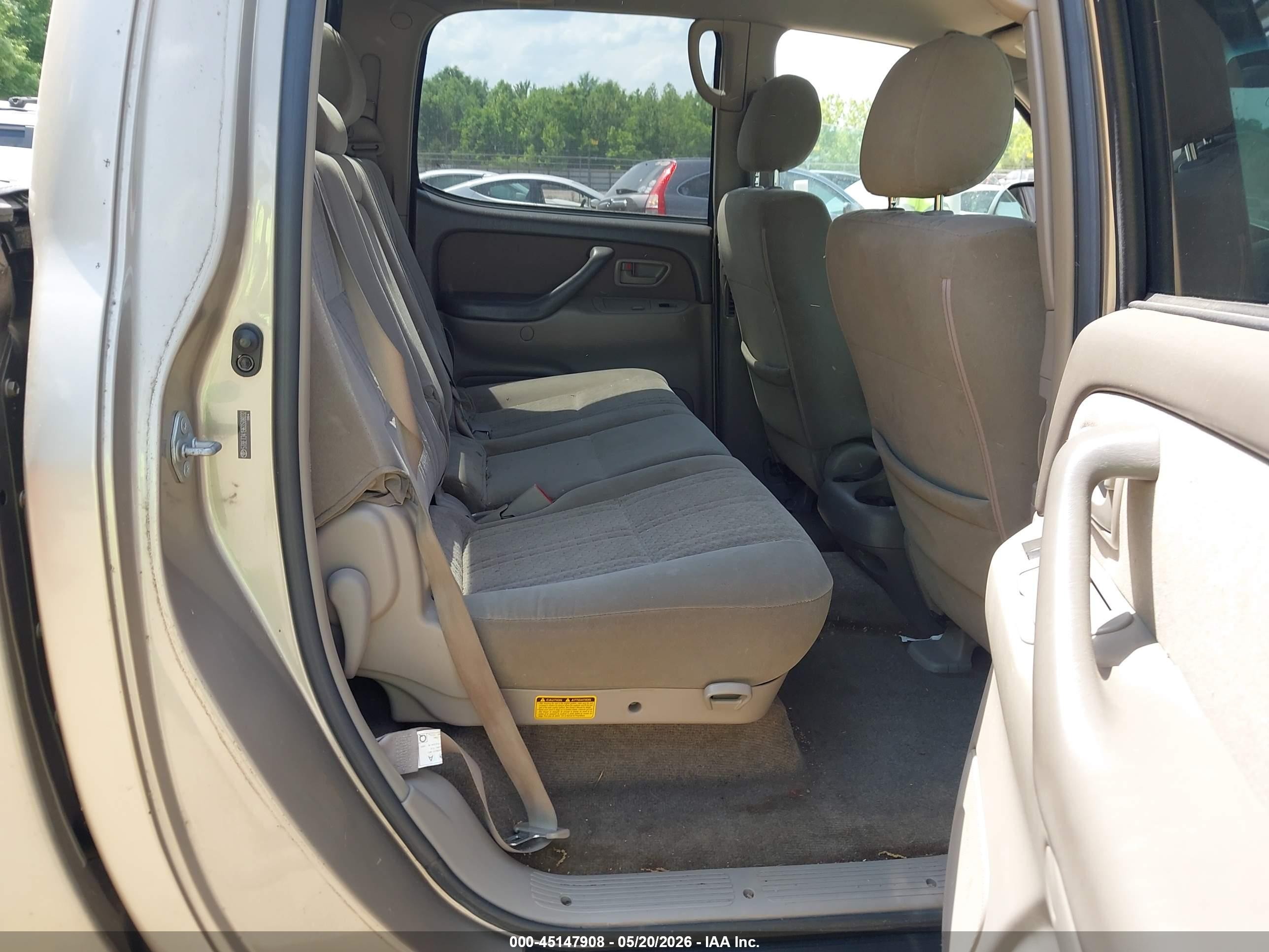 2006 Toyota Tundra Sr5 V8 Бежевый vin: 5TBET34196S508032