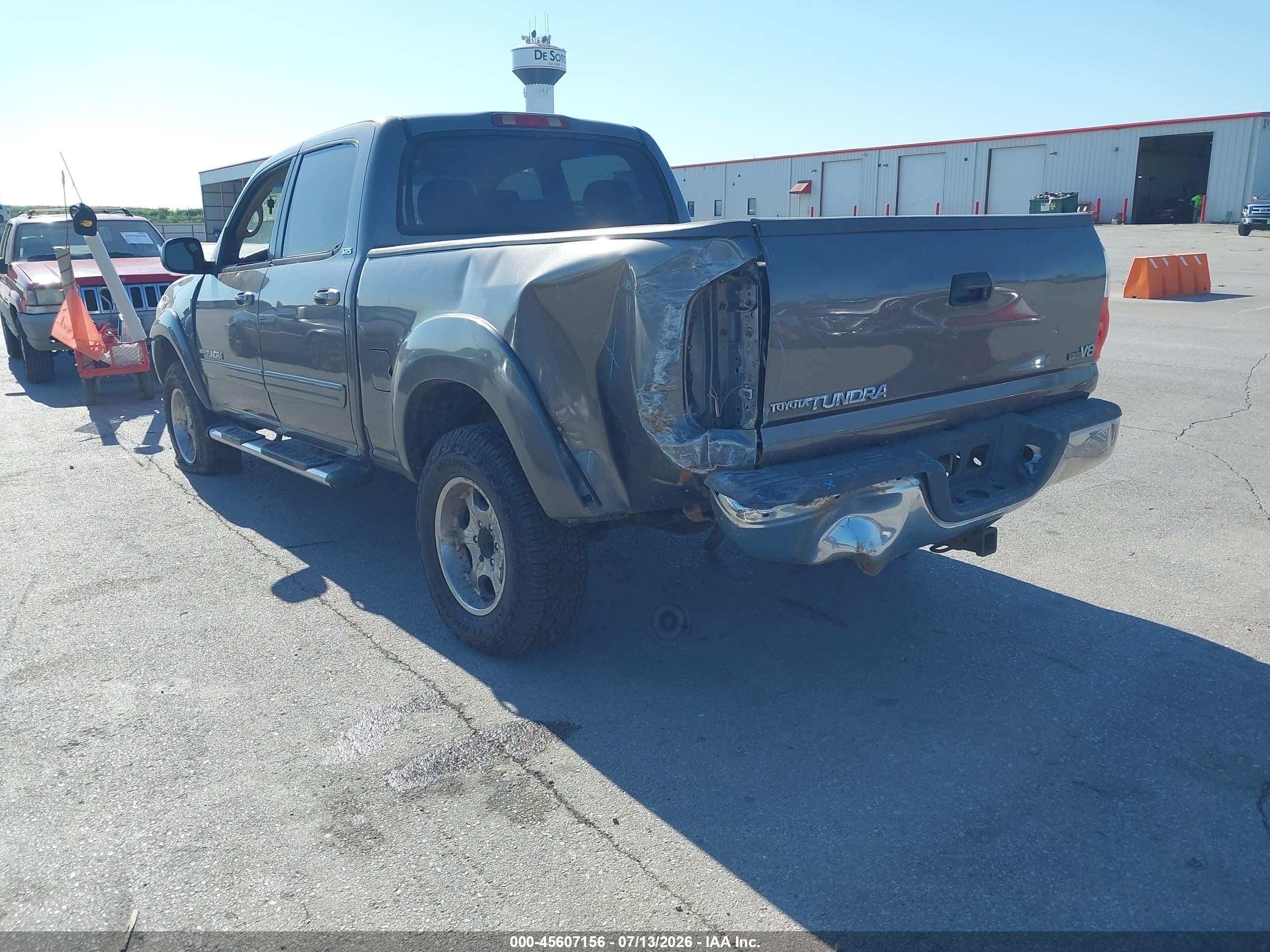 2006 Toyota Tundra Sr5 V8 Gray vin: 5TBET34196S528796