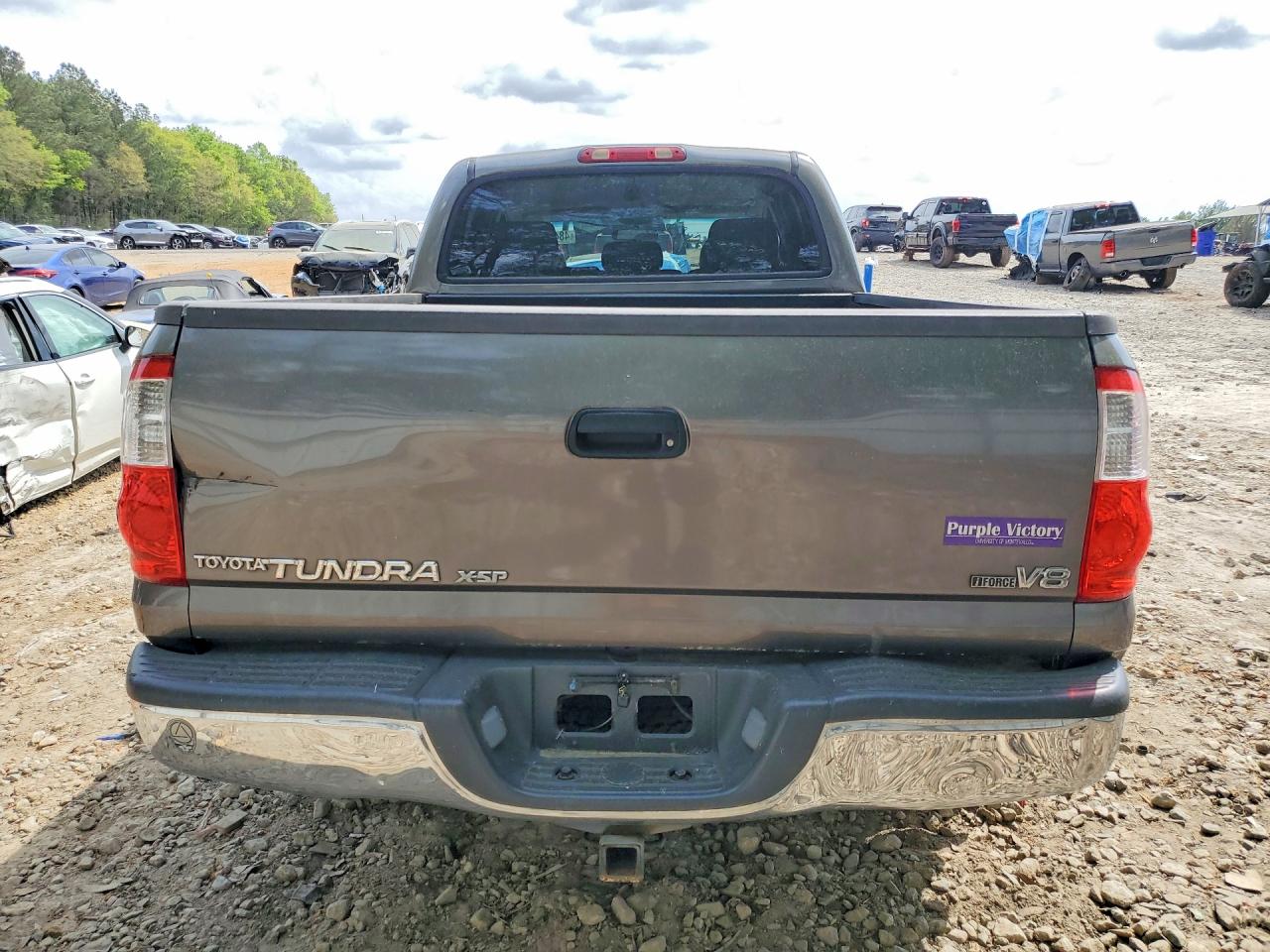 2006 Toyota Tundra Sr5 Серый vin: 5TBET34196S536722