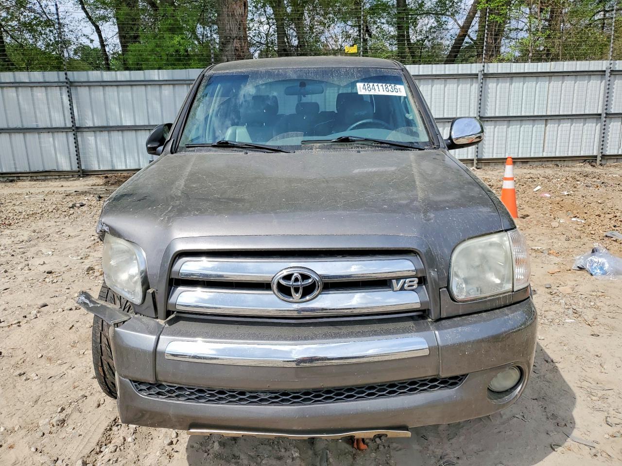 2006 Toyota Tundra Sr5 Серый vin: 5TBET34196S536722