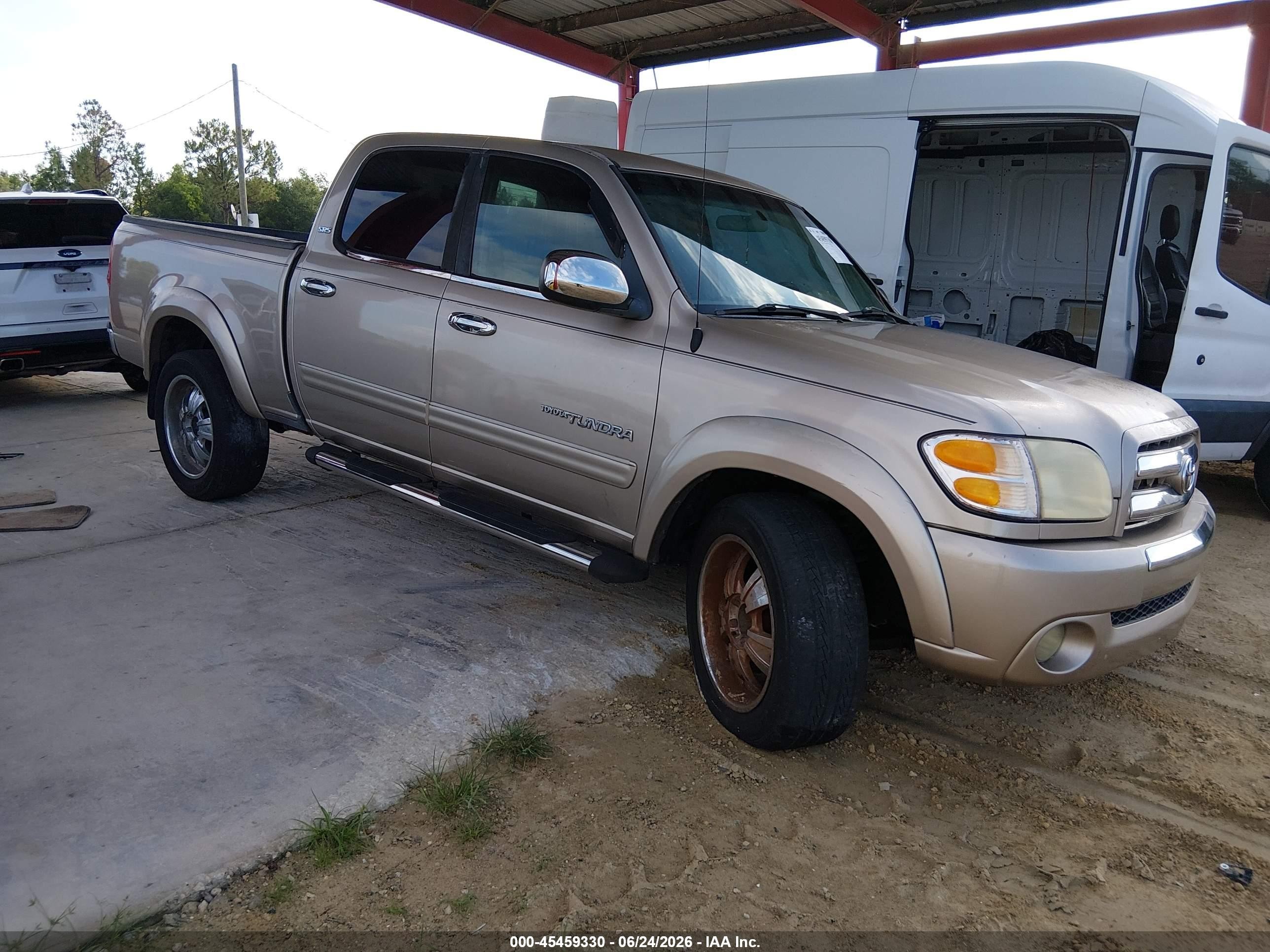 2004 Toyota Tundra Sr5 V8 Gray vin: 5TBET341X4S442569