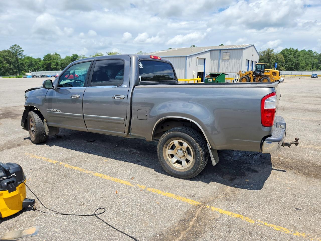 2005 Toyota Tundra Double Cab Sr5 Silver vin: 5TBET341X5S474634