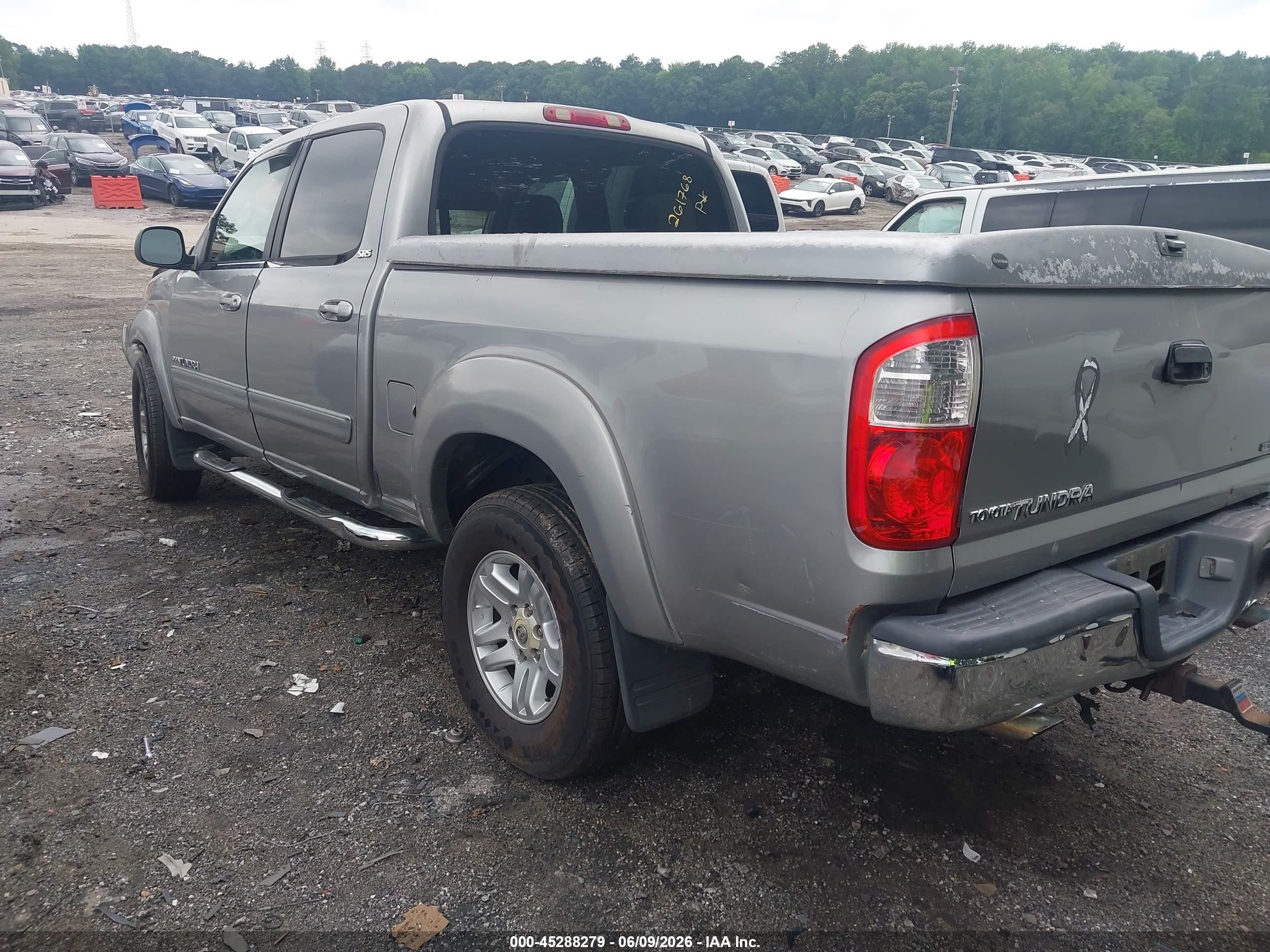 2005 Toyota Tundra Sr5 V8 Серый vin: 5TBET341X5S495533