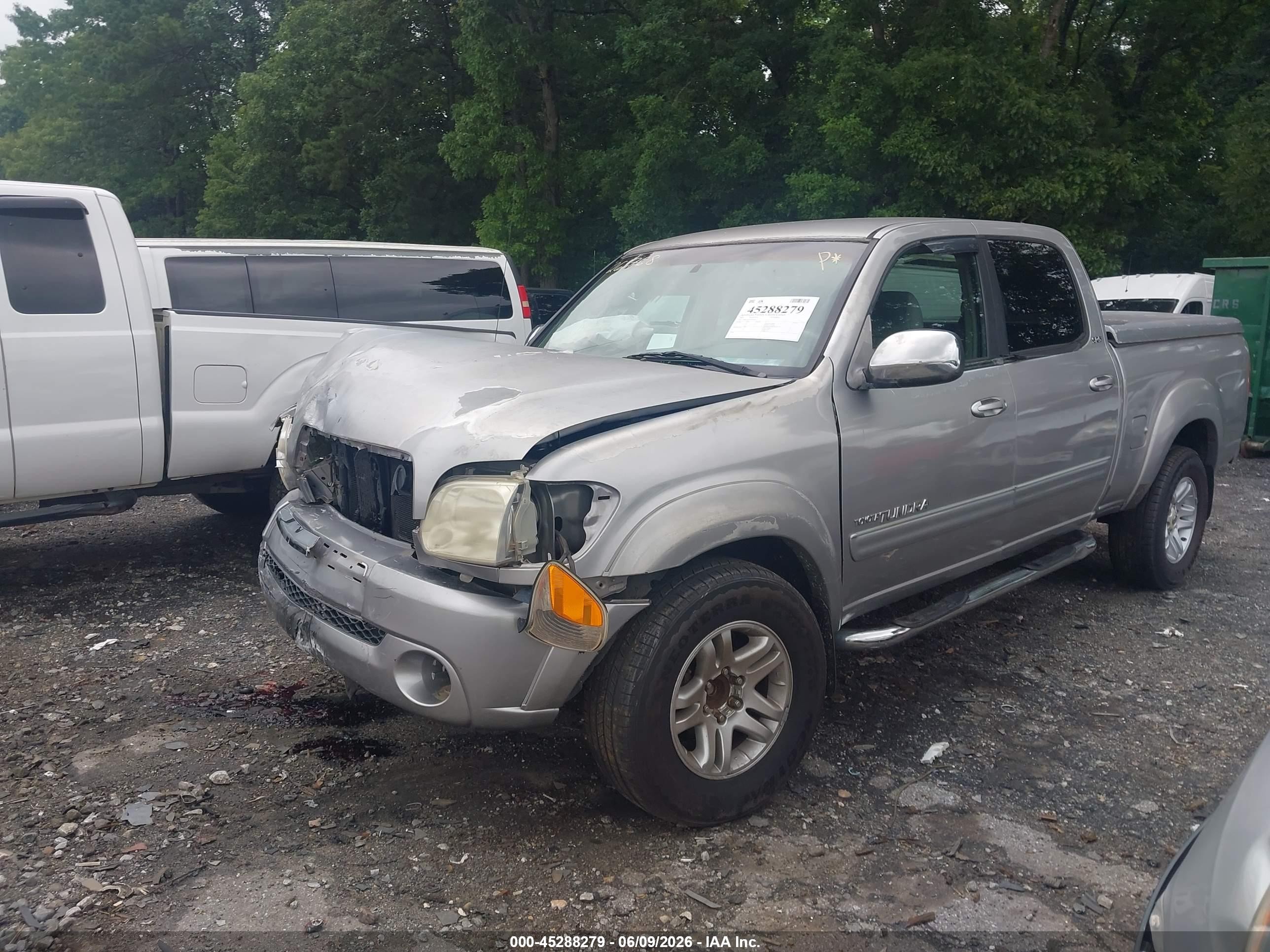 2005 Toyota Tundra Sr5 V8 Серый vin: 5TBET341X5S495533