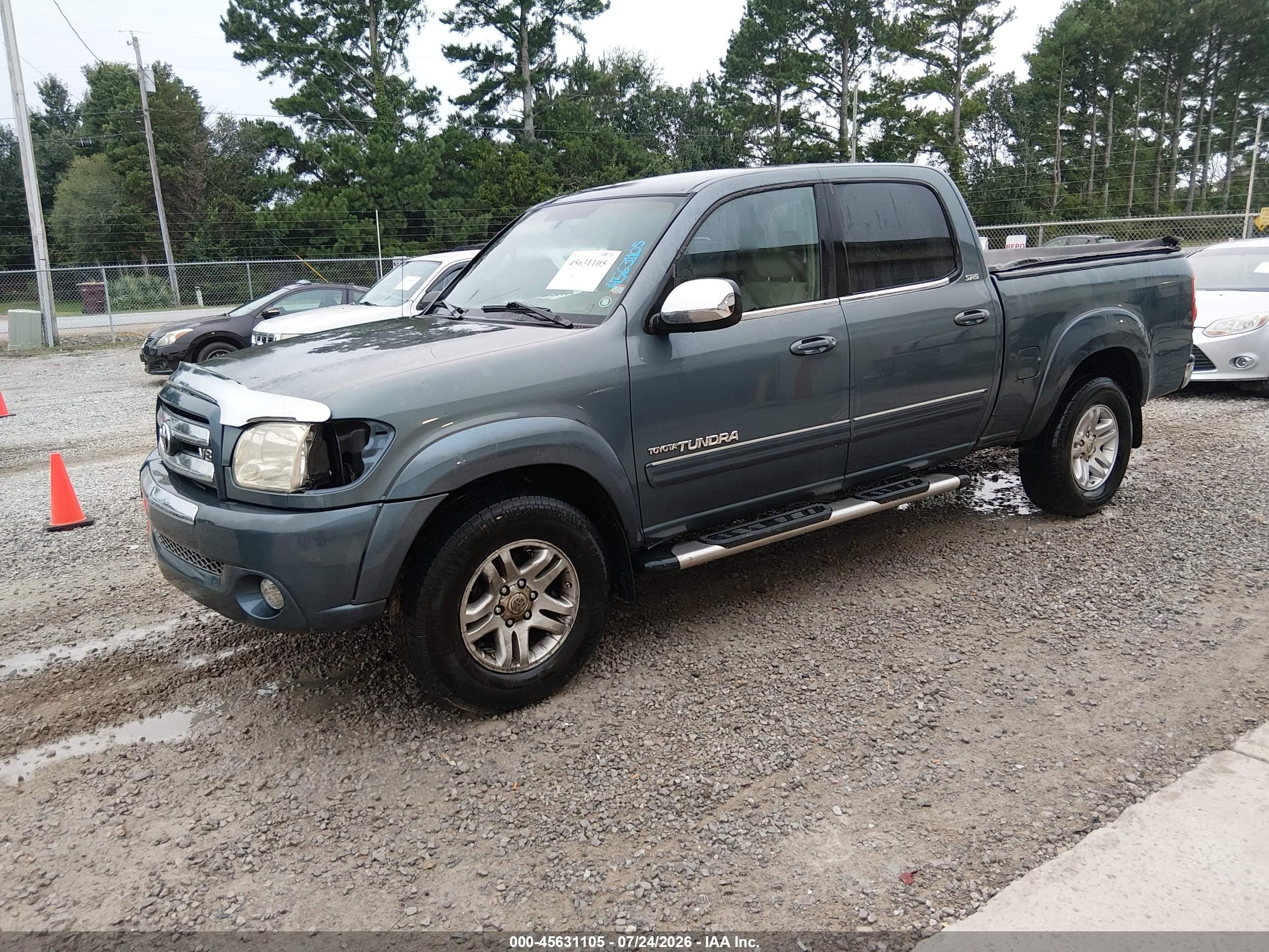 2006 Toyota Tundra Sr5 V8 Синий vin: 5TBET341X6S501431