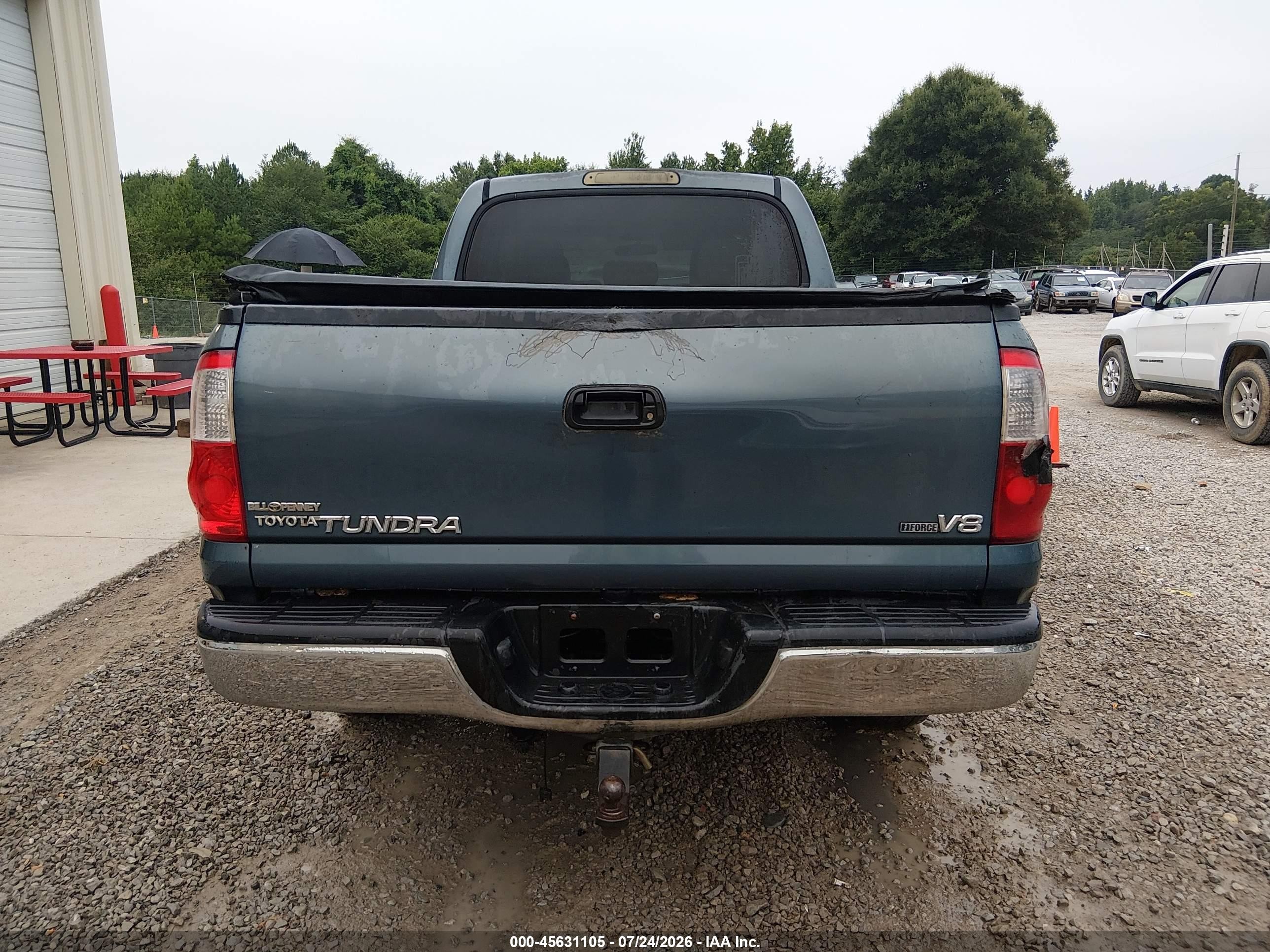 2006 Toyota Tundra Sr5 V8 Синий vin: 5TBET341X6S501431