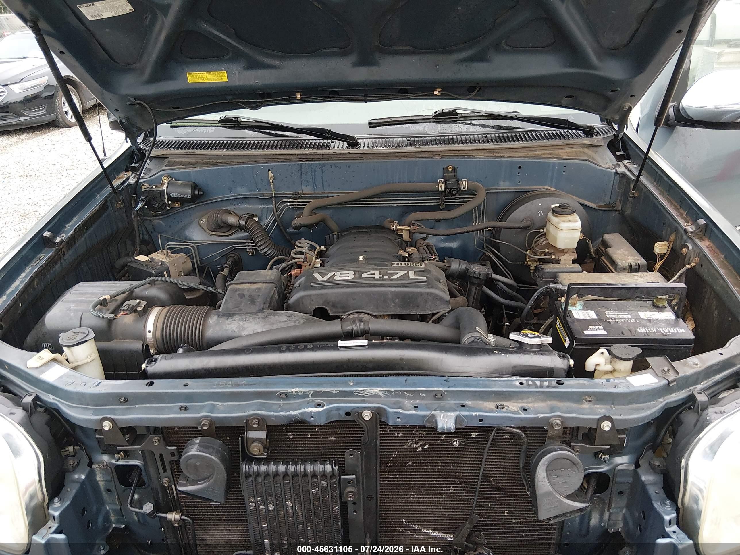 2006 Toyota Tundra Sr5 V8 Синий vin: 5TBET341X6S501431