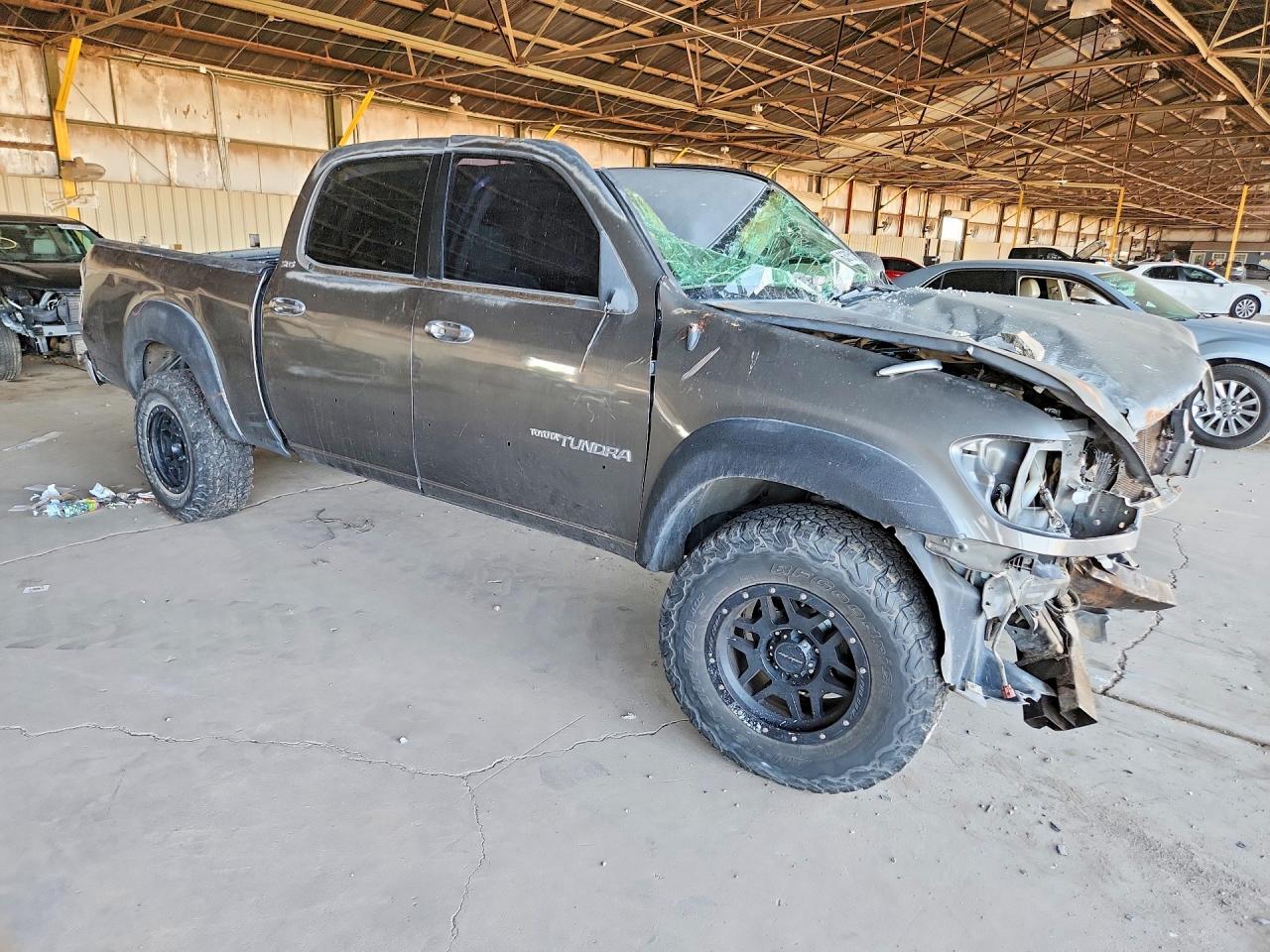 2006 Toyota Tundra Double Cab Sr5 Gray vin: 5TBET341X6S509917