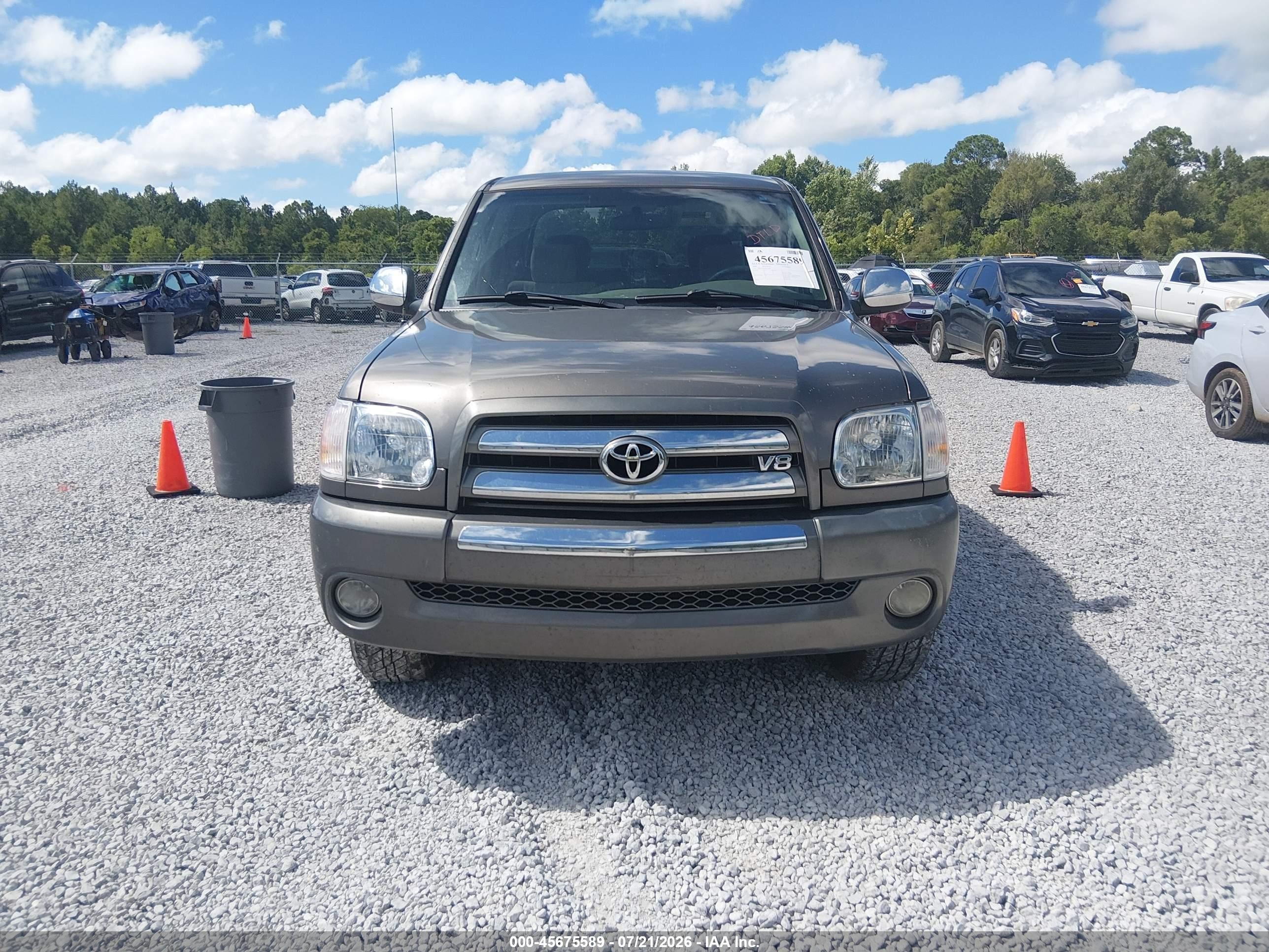 2006 Toyota Tundra Sr5 V8 Желто-коричневый vin: 5TBET341X6S552007