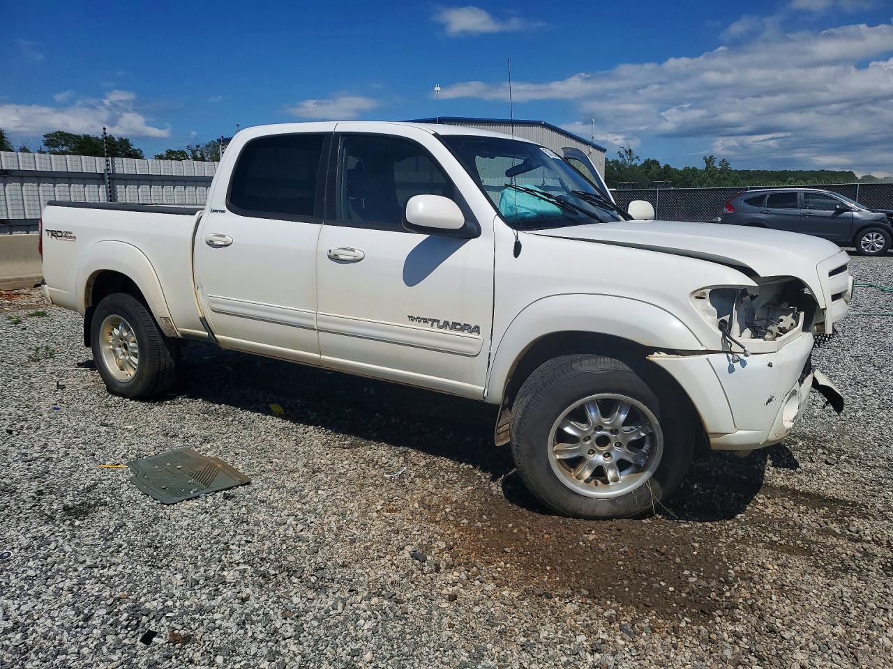 2004 Toyota Tundra Double Cab Limited White vin: 5TBET38124S441832